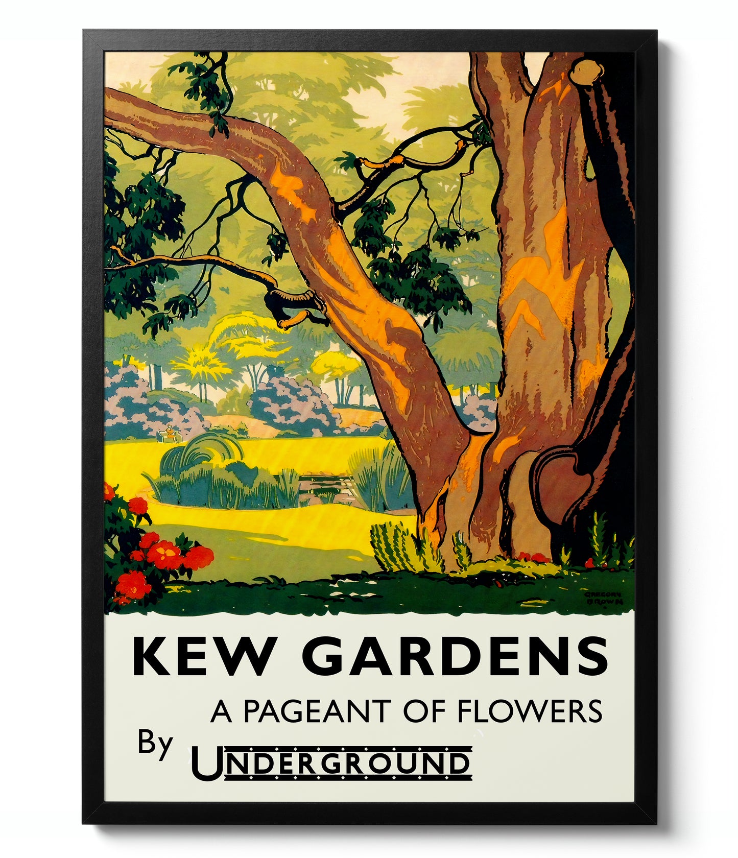 Kew Gardens London Underground - Set van 3