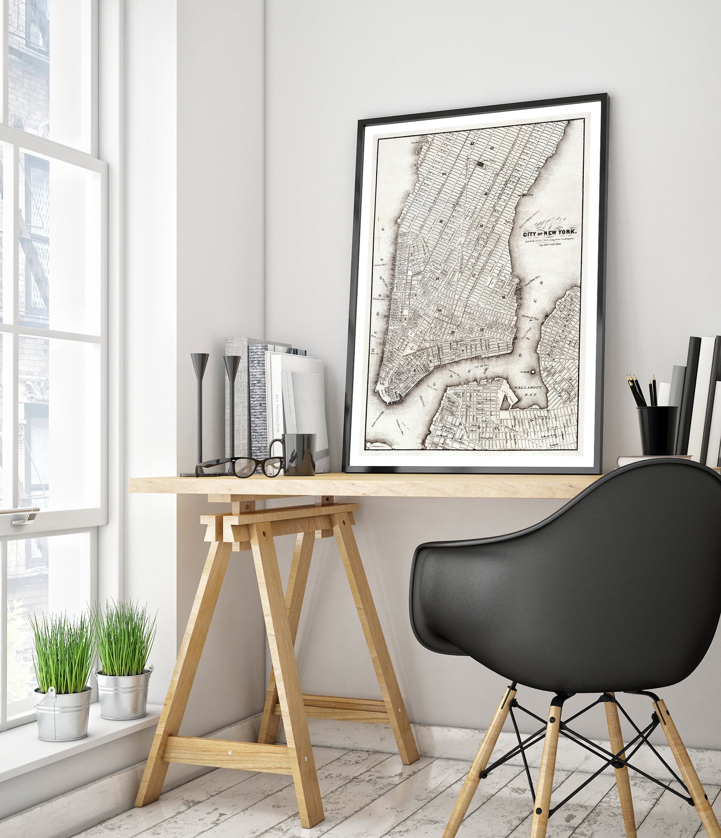 New York Vintage Map