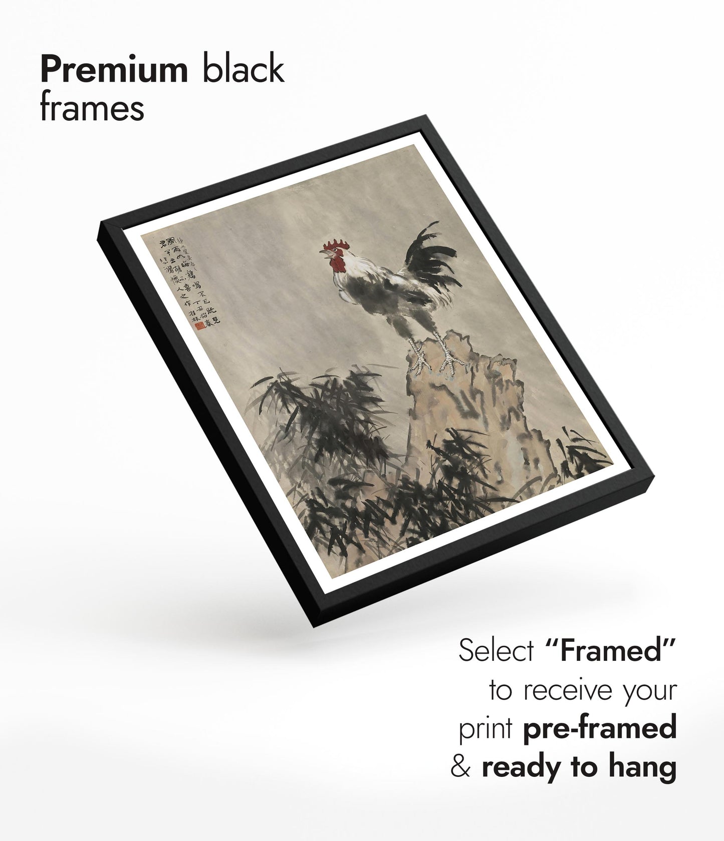 The Rooster Crows in the Wind and Rain