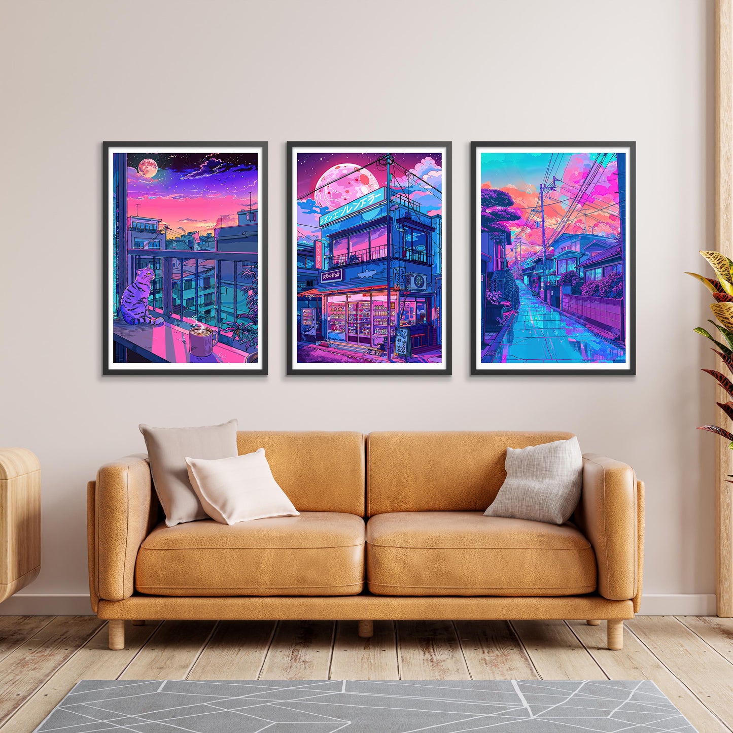 Lo-Fi Japanese Cityscapes