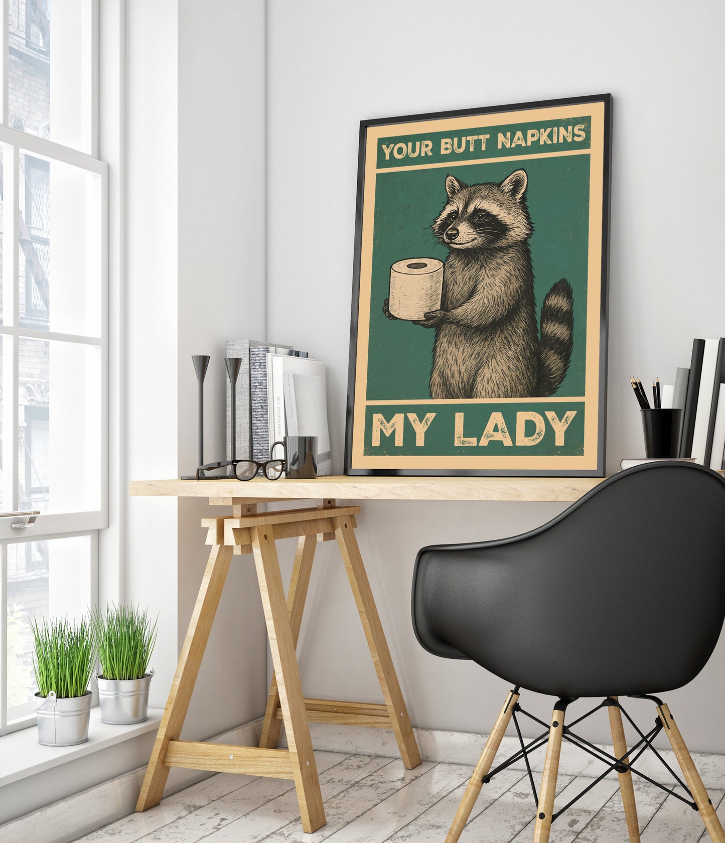 Deine Hintern-Taschentücher, meine Dame