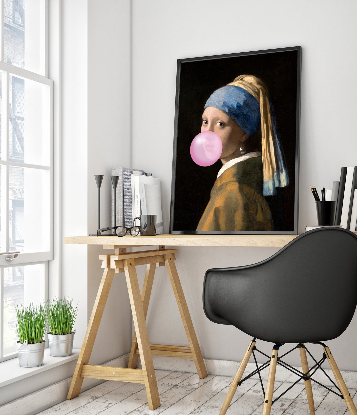 Bubblegum Parel Oorbel