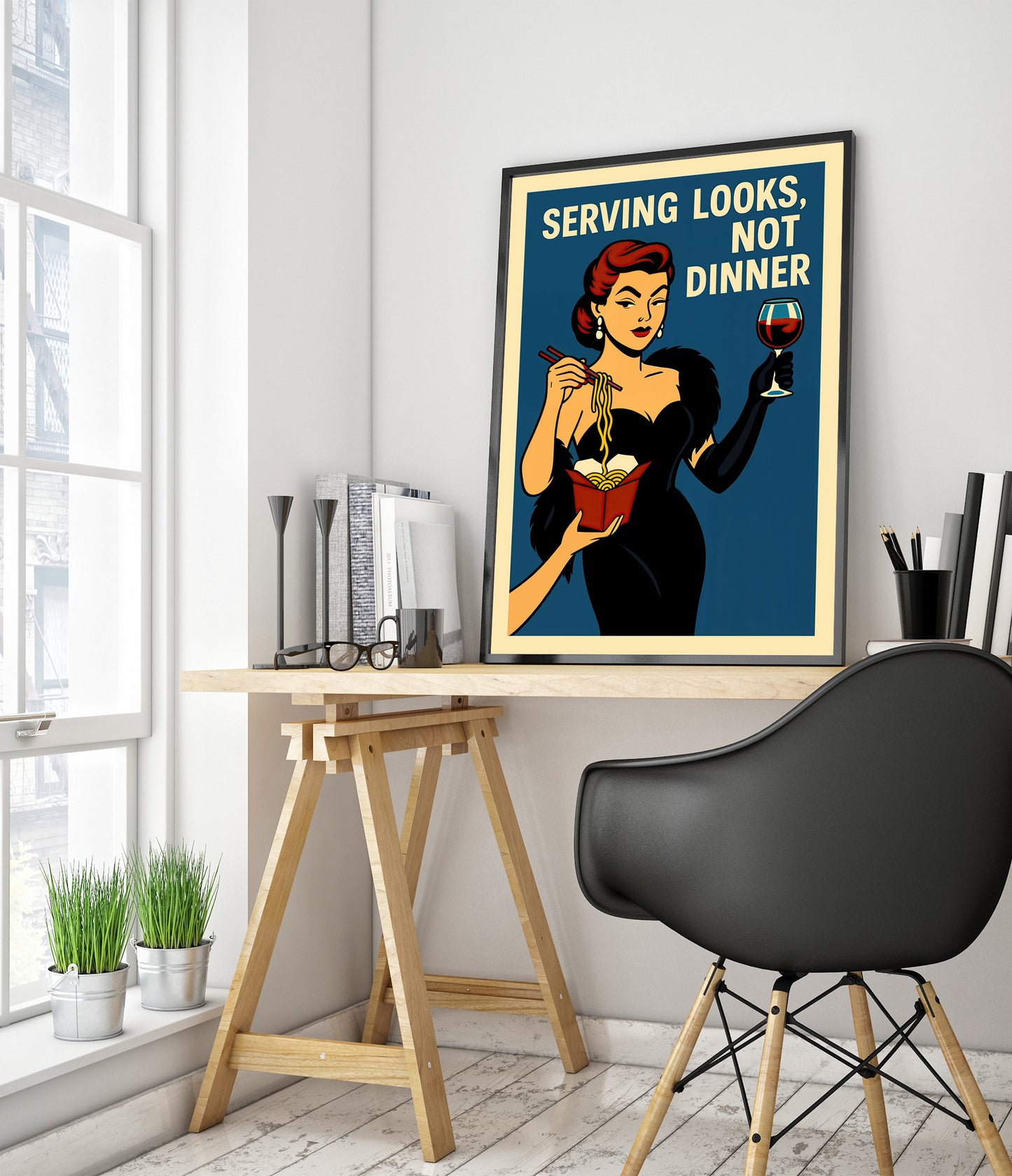 Serving Looks, Not Dinner