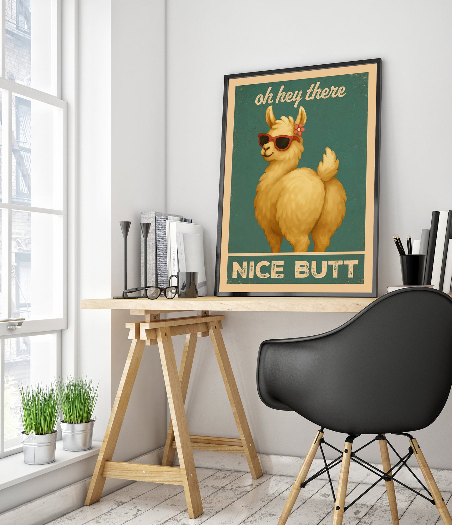 Oh, hallo! Netter Hintern