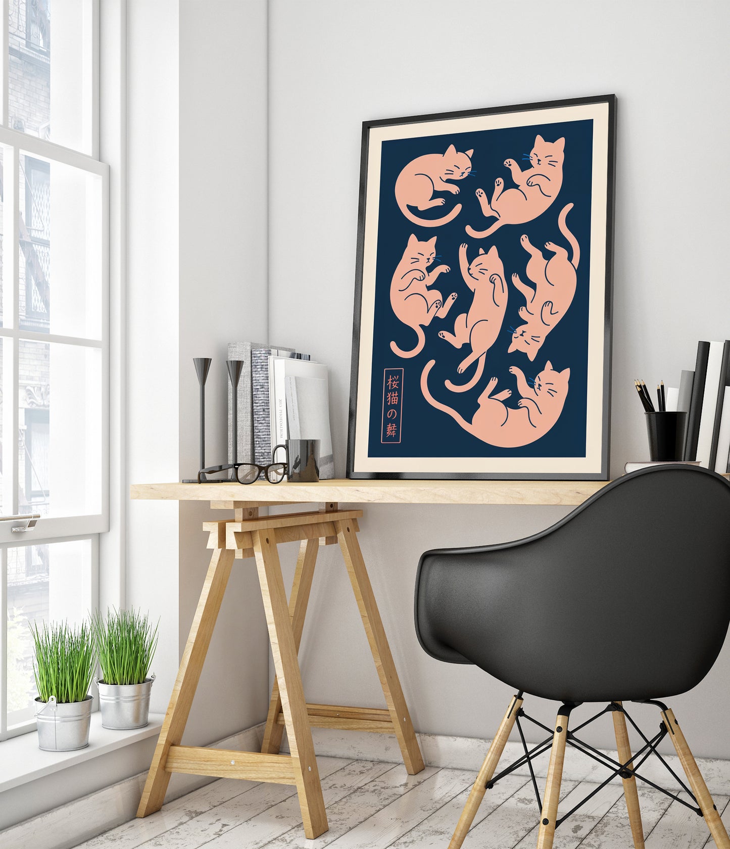 Sleeping Japanese Cats