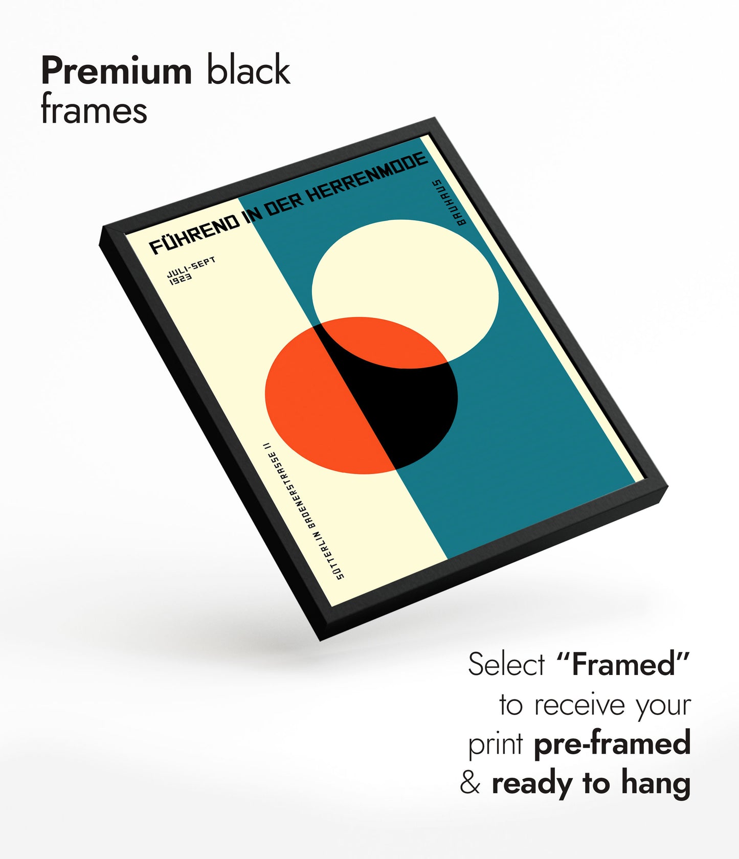 Bauhaus Geometric - Set of 3