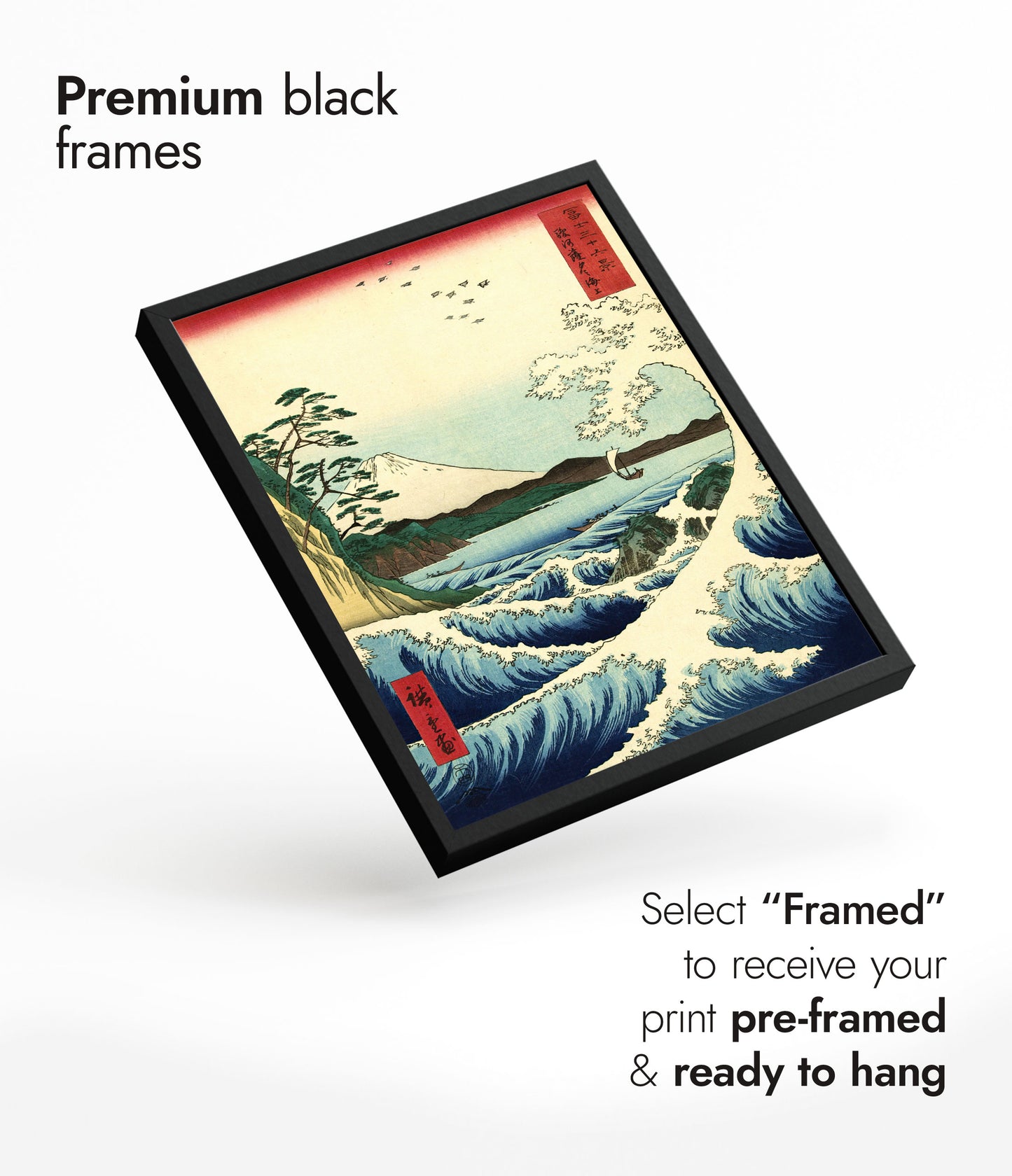 Woodblock Waves - Set of 3