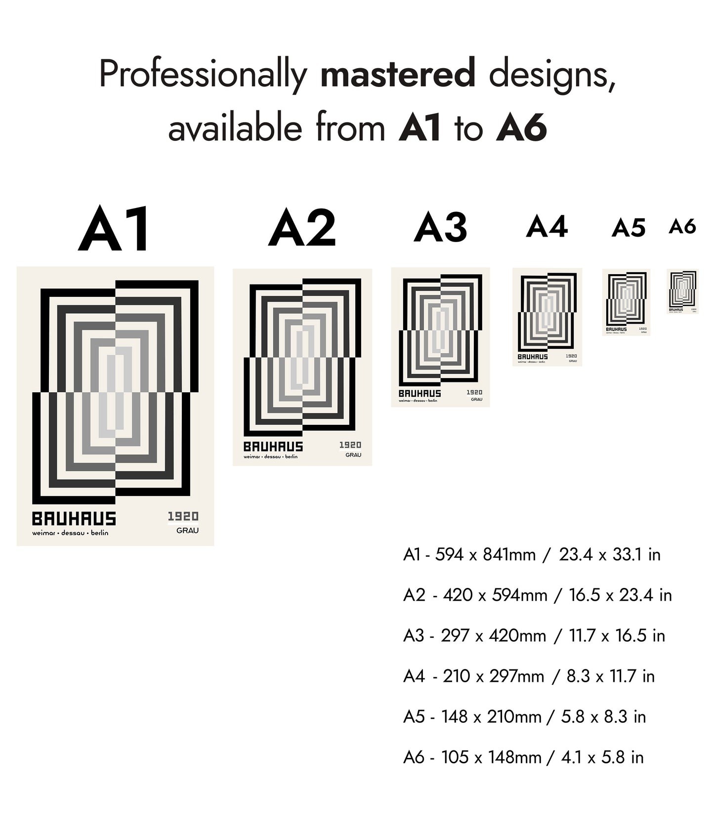 Rectangular Illusion, in Black & White
