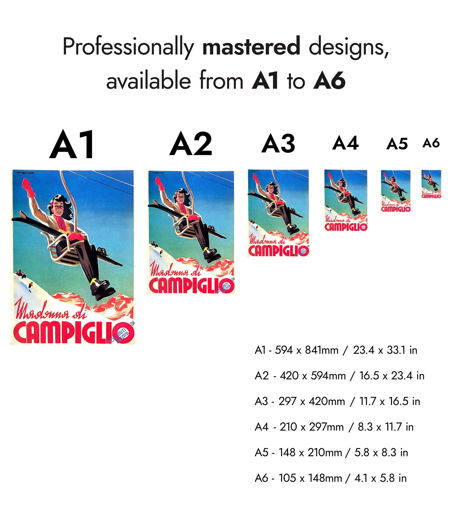 Campiglio, Italië - Skiën