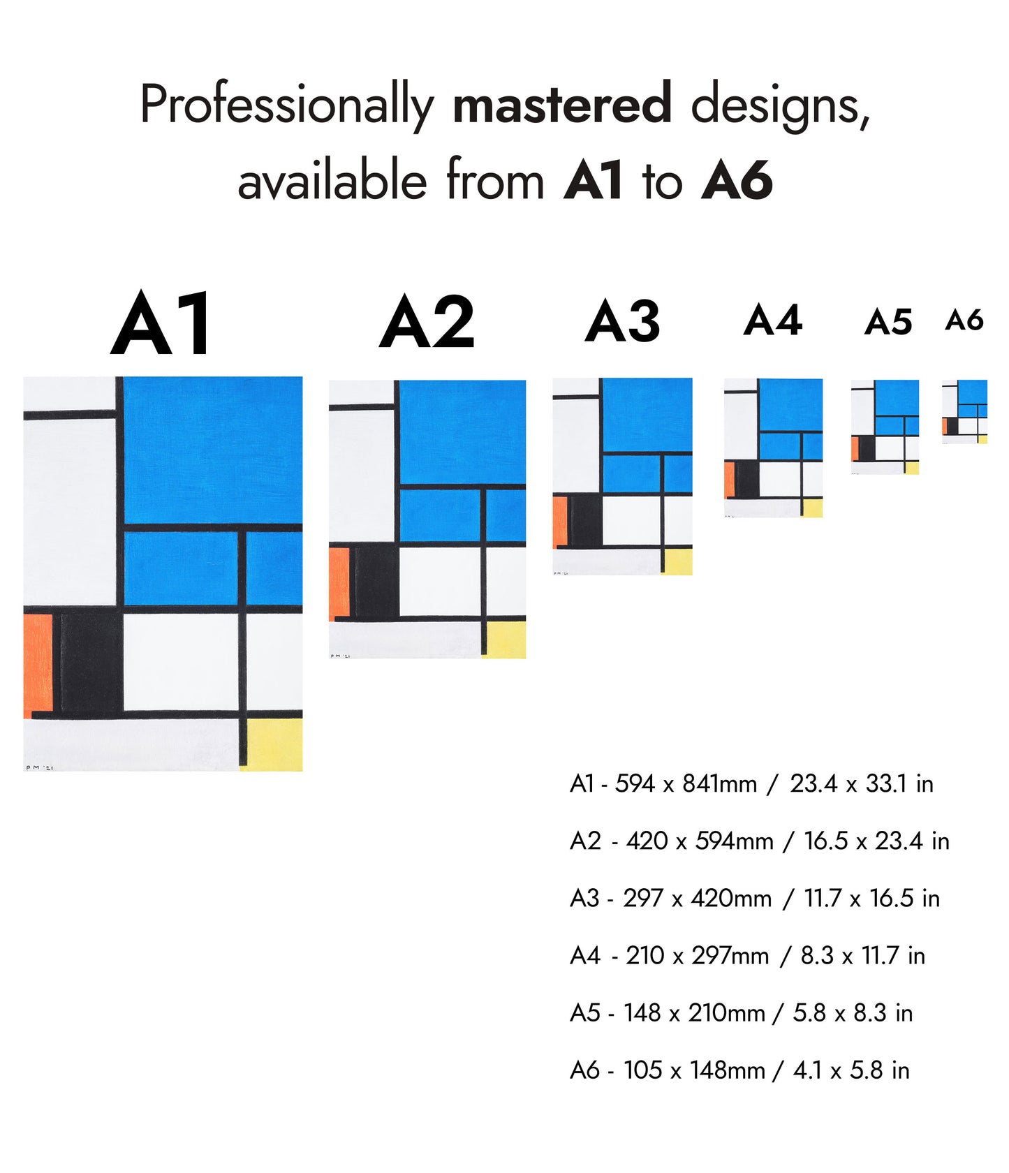 Composition with Large Blue Plane