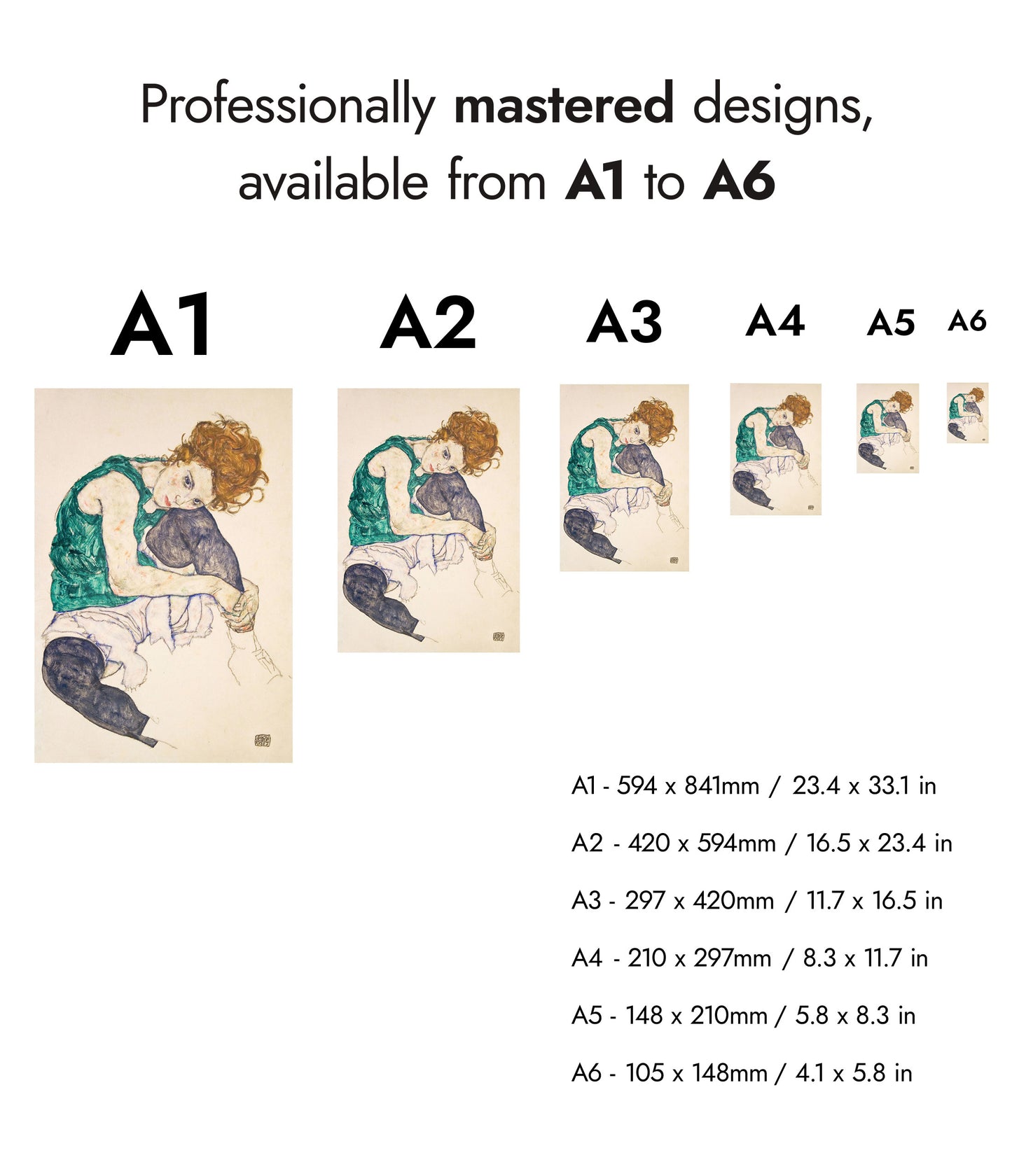 Seated Woman with Legs Drawn Up