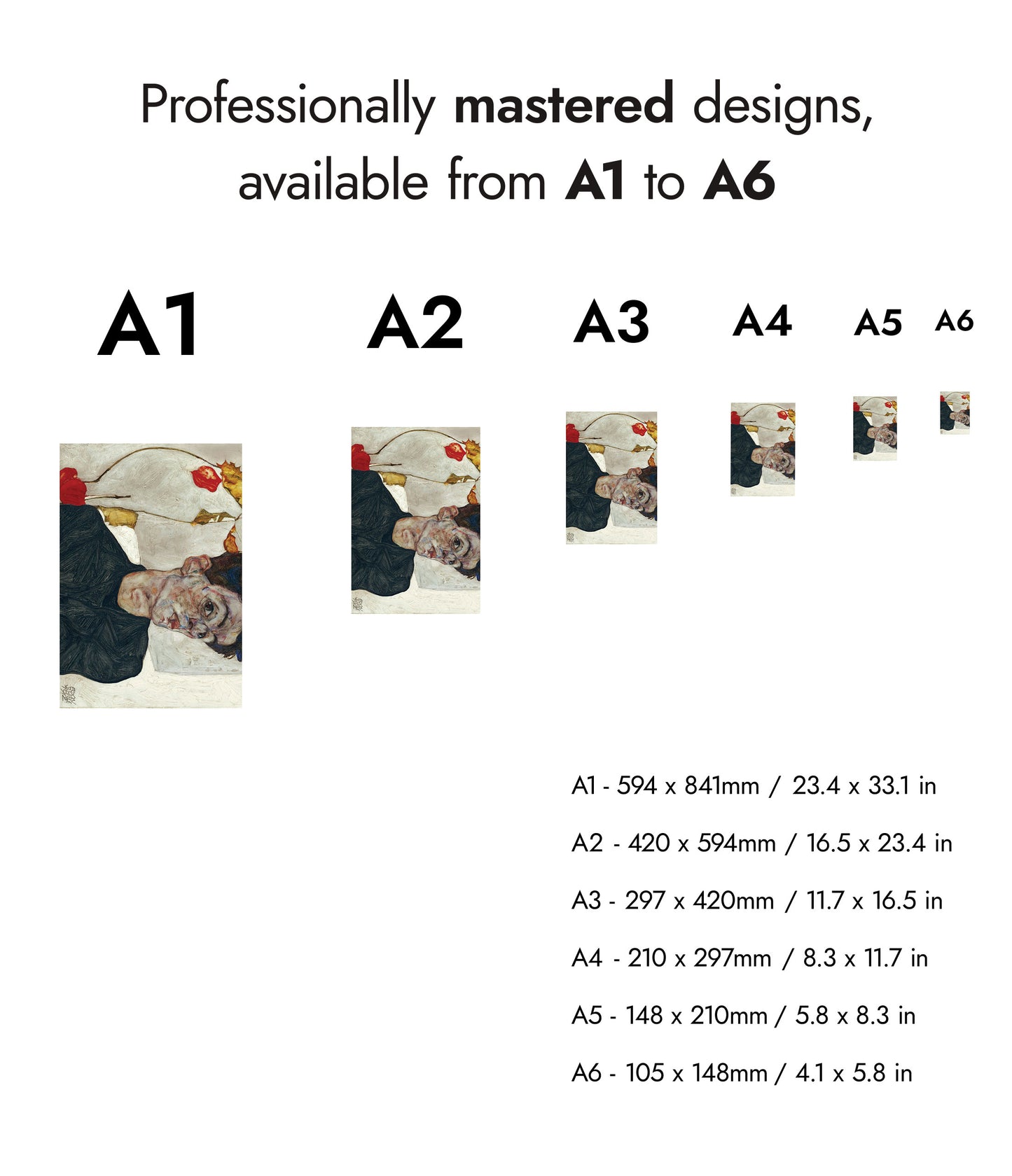 Self-Portrait with Chinese Lantern Plant