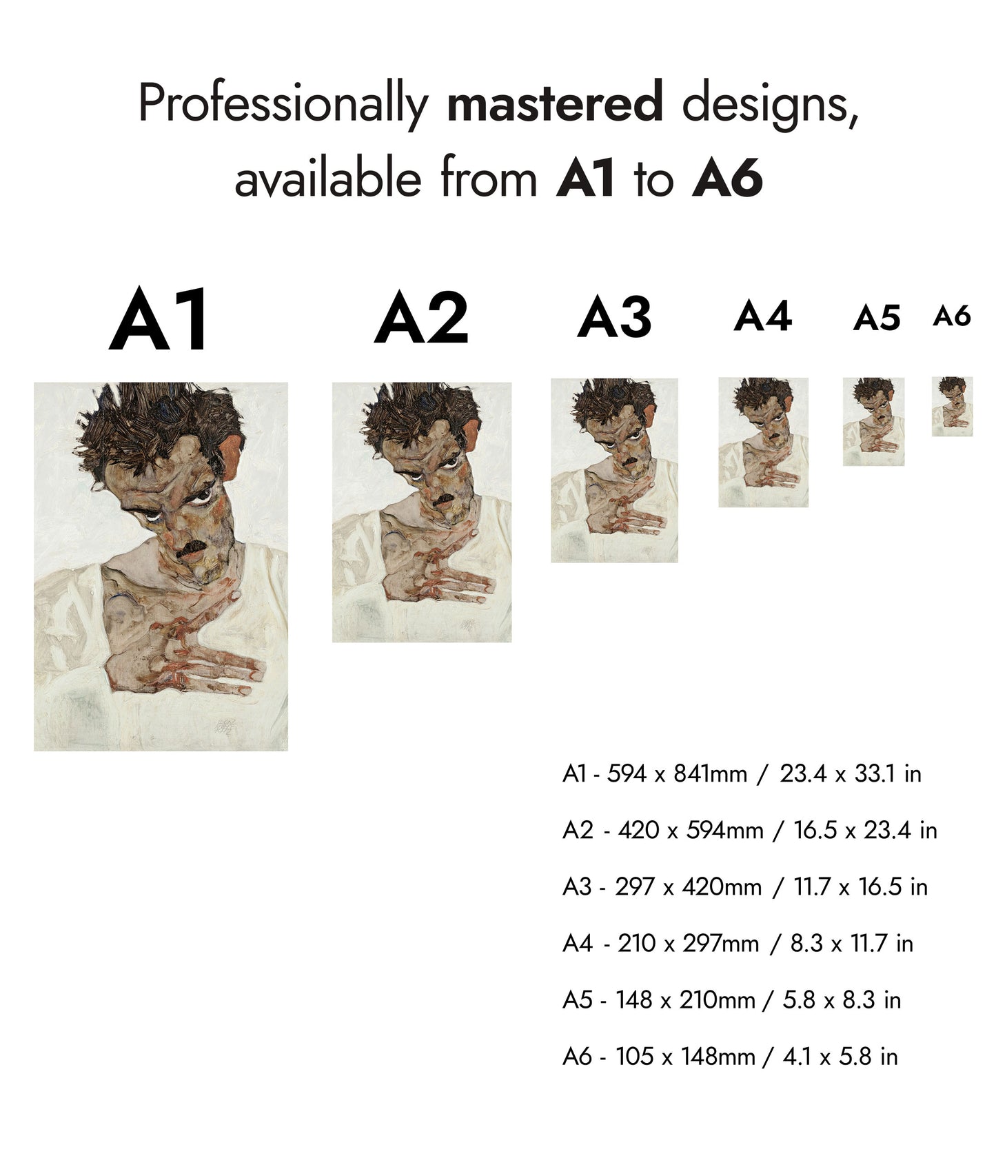 Self-Portrait with Lowered-Head