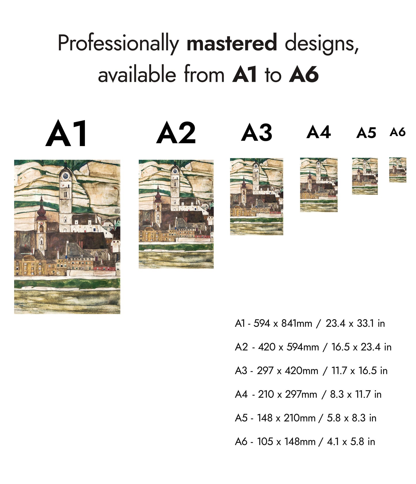 Stein on the Danube, Seen from the South
