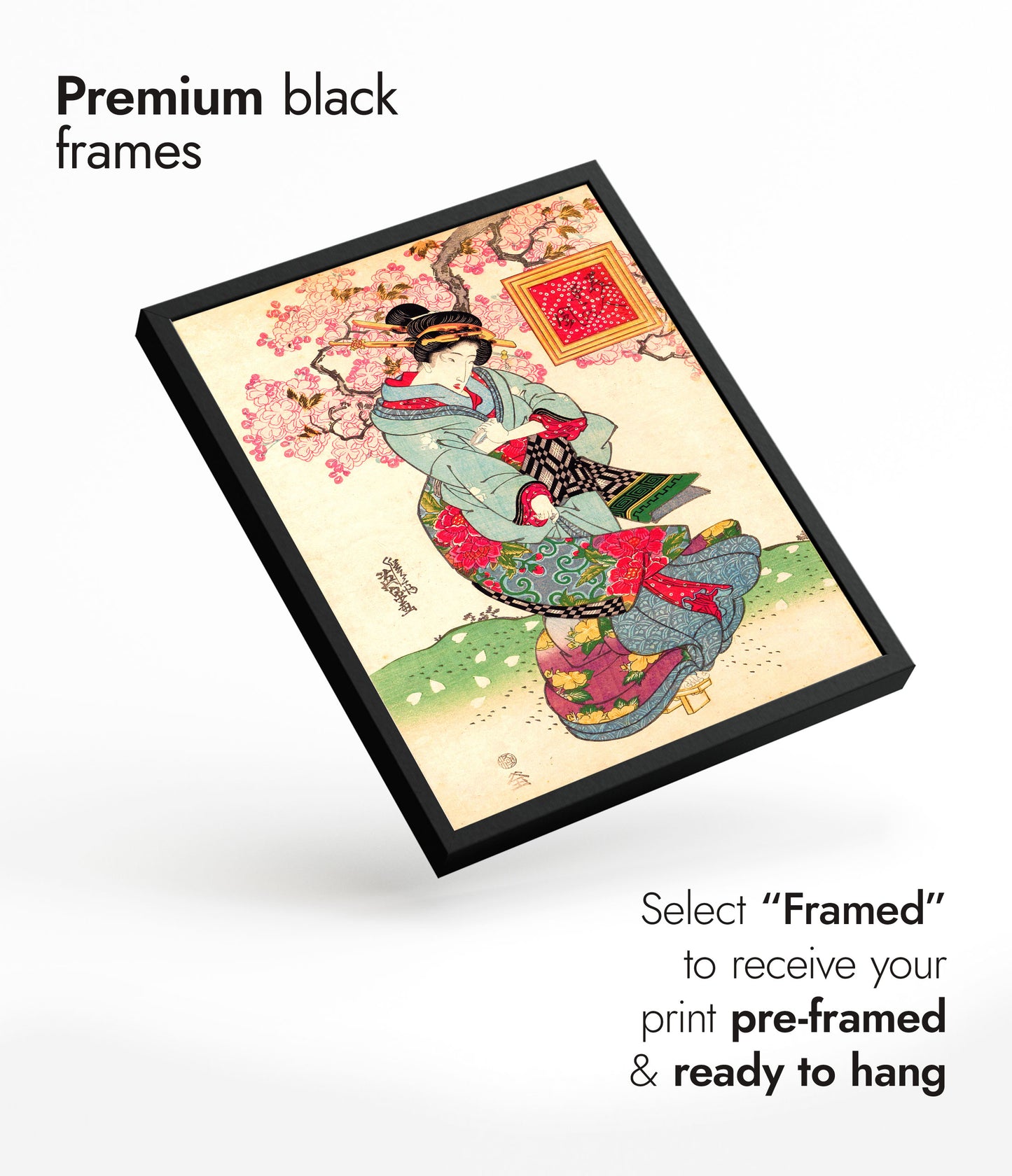 Geisha Ausstellung - Set aus 3