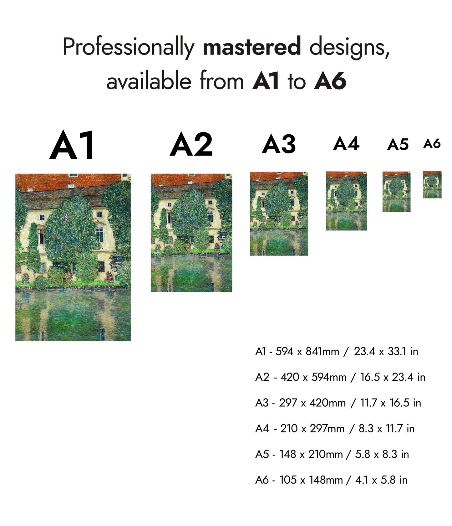 Slottet Kammer vid sjön Attersee III