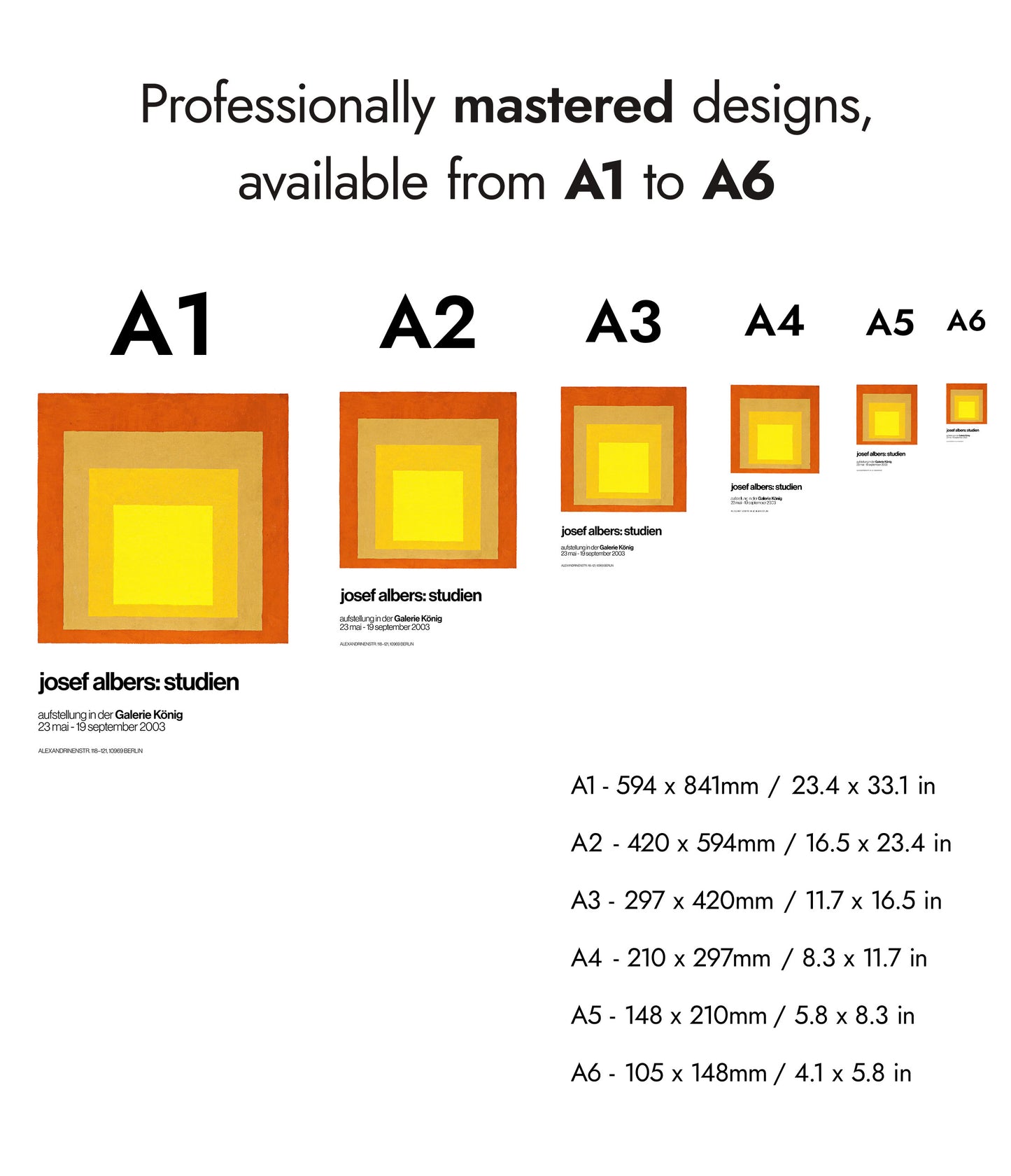 Hommage an das Quadrat Orange