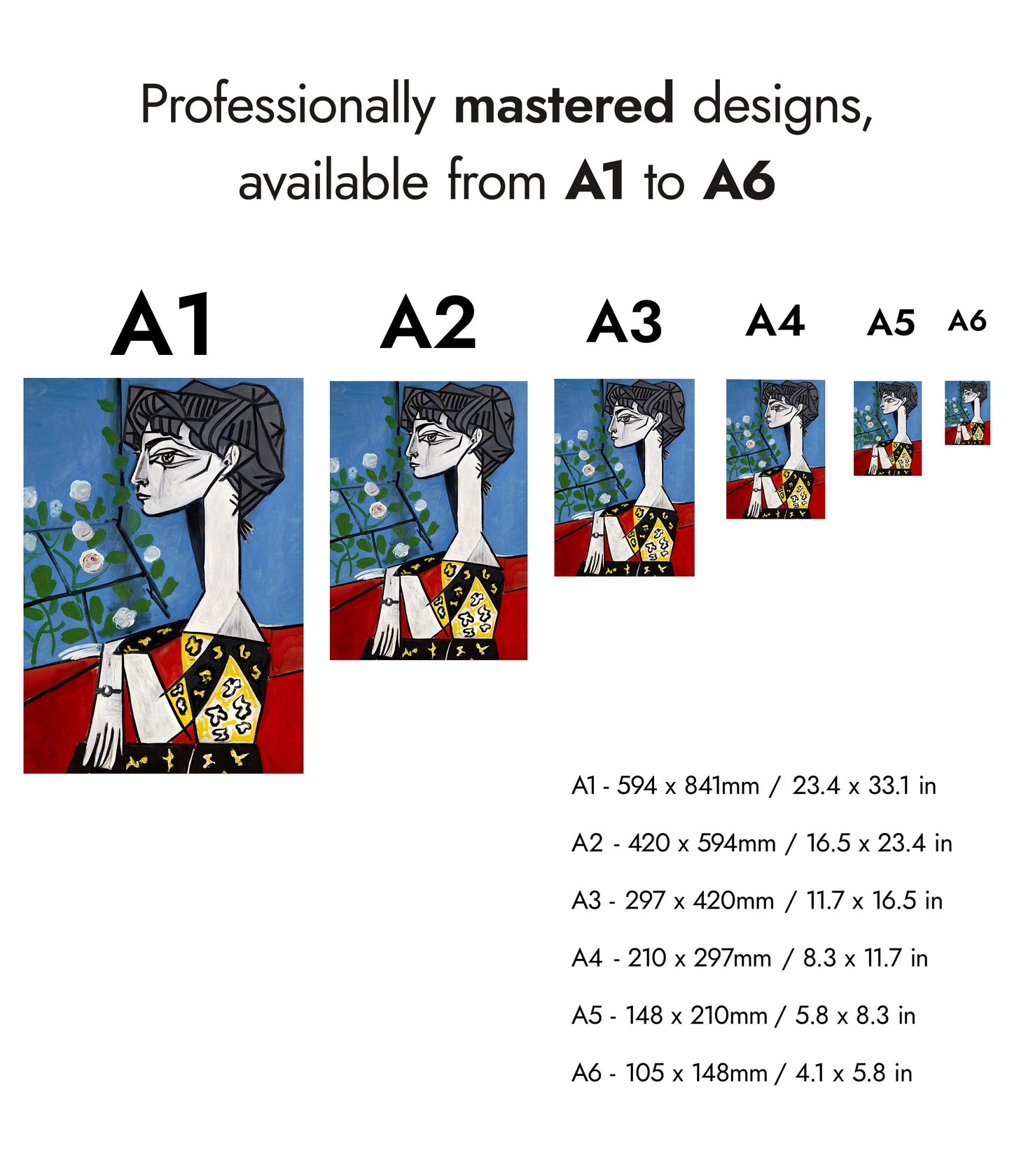 Jacqueline med blommor