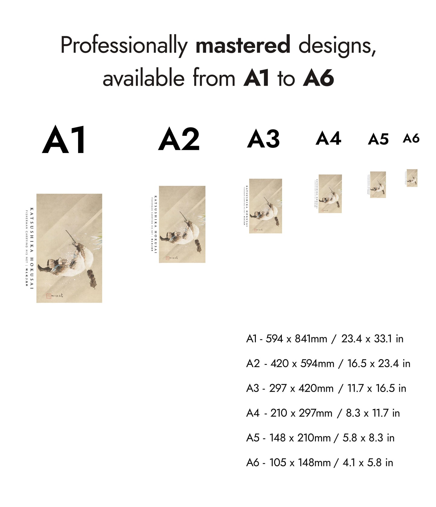 Fisherman Carrying His Net