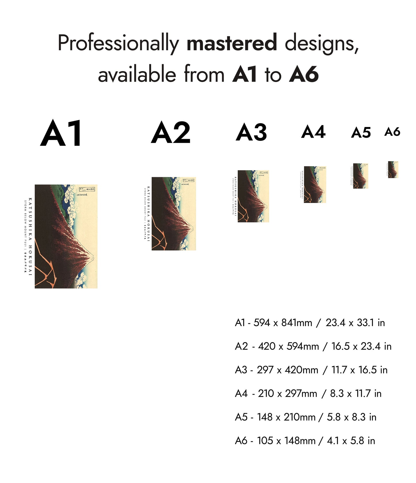 Storm Below Mount Fuji