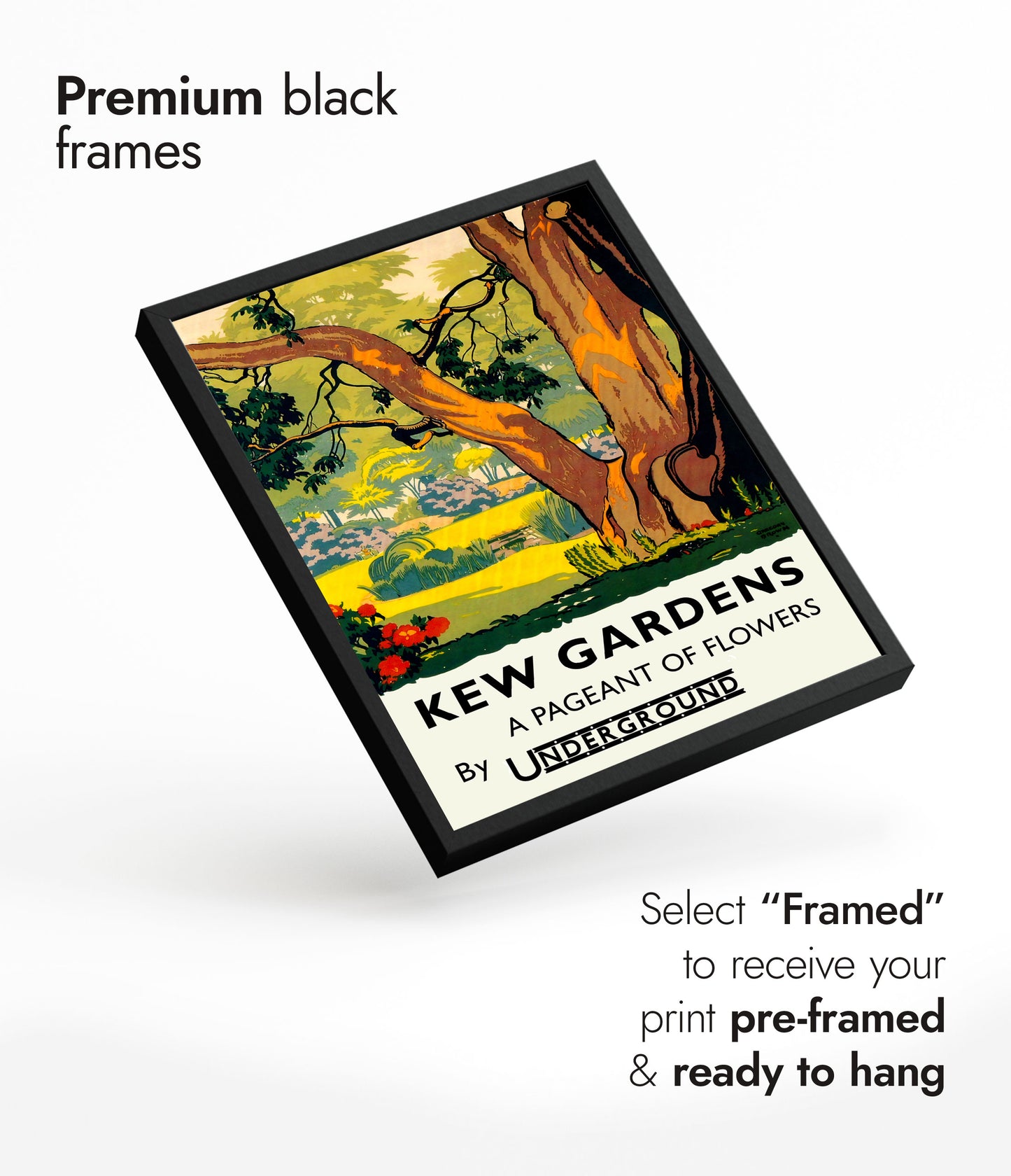 Kew Gardens London Underground - Set van 3