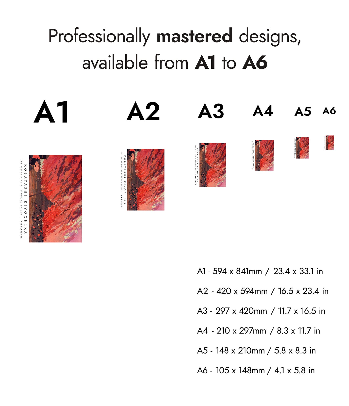 Den stora branden vid Ryōgoku-bron