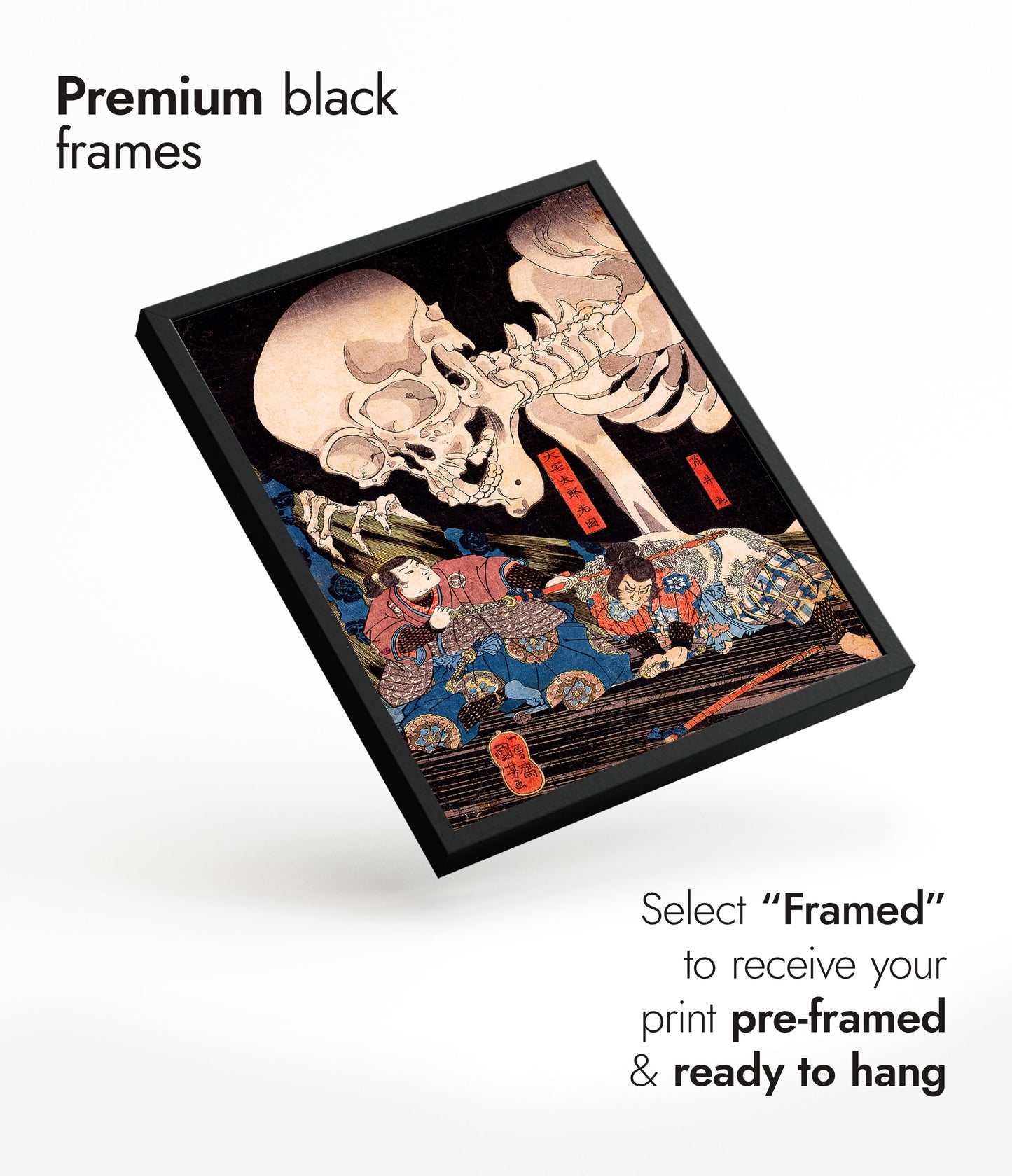 Samurai Woodblock Ukiyo-e - Set of 3