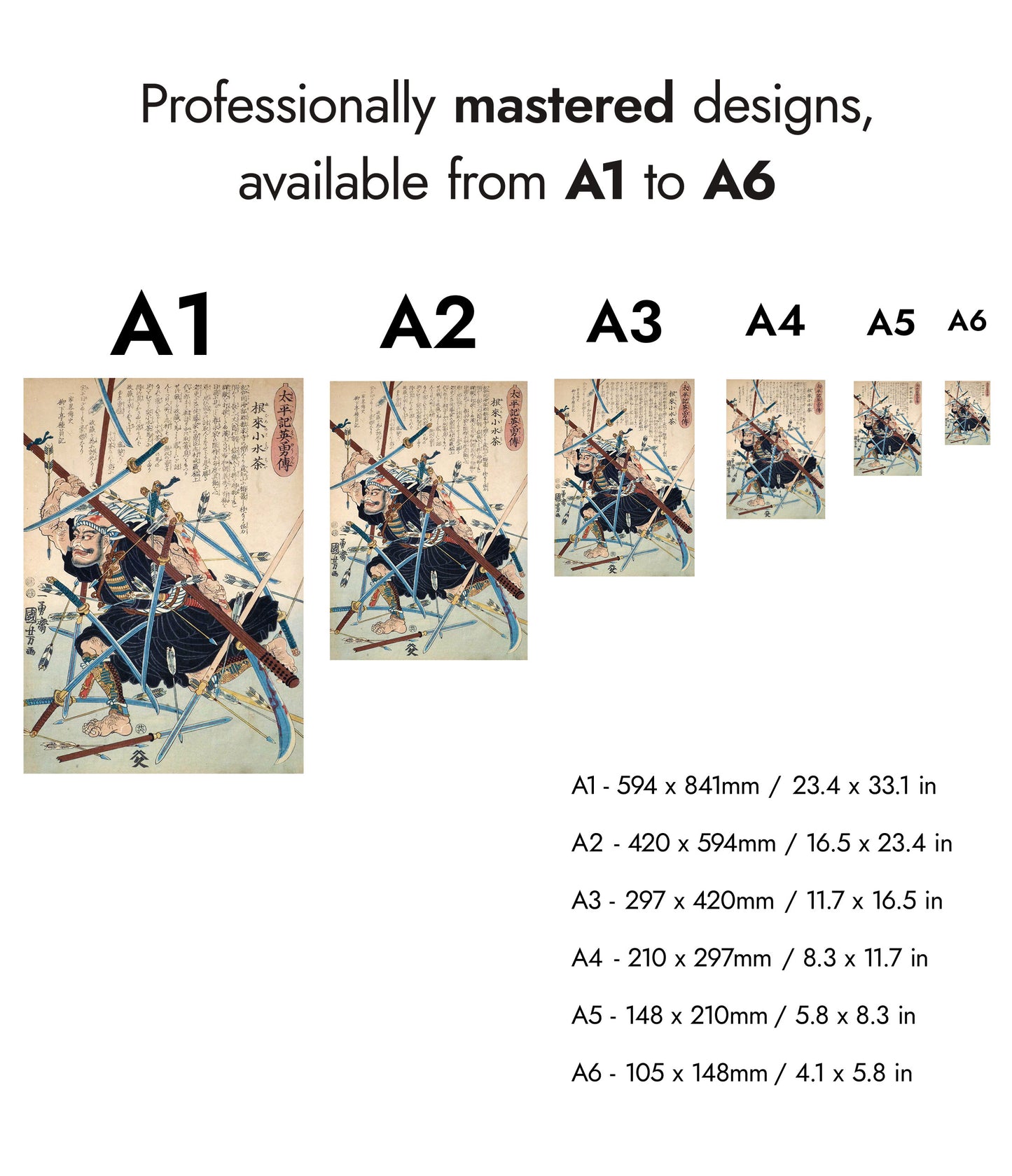 Negorono Konizuchi Amid a Hail of Weapons