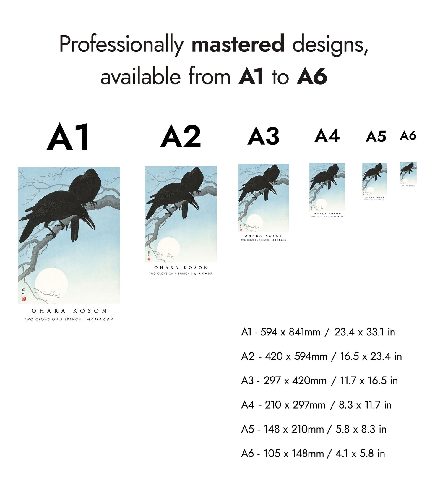 Zwei Krähen auf einem Ast