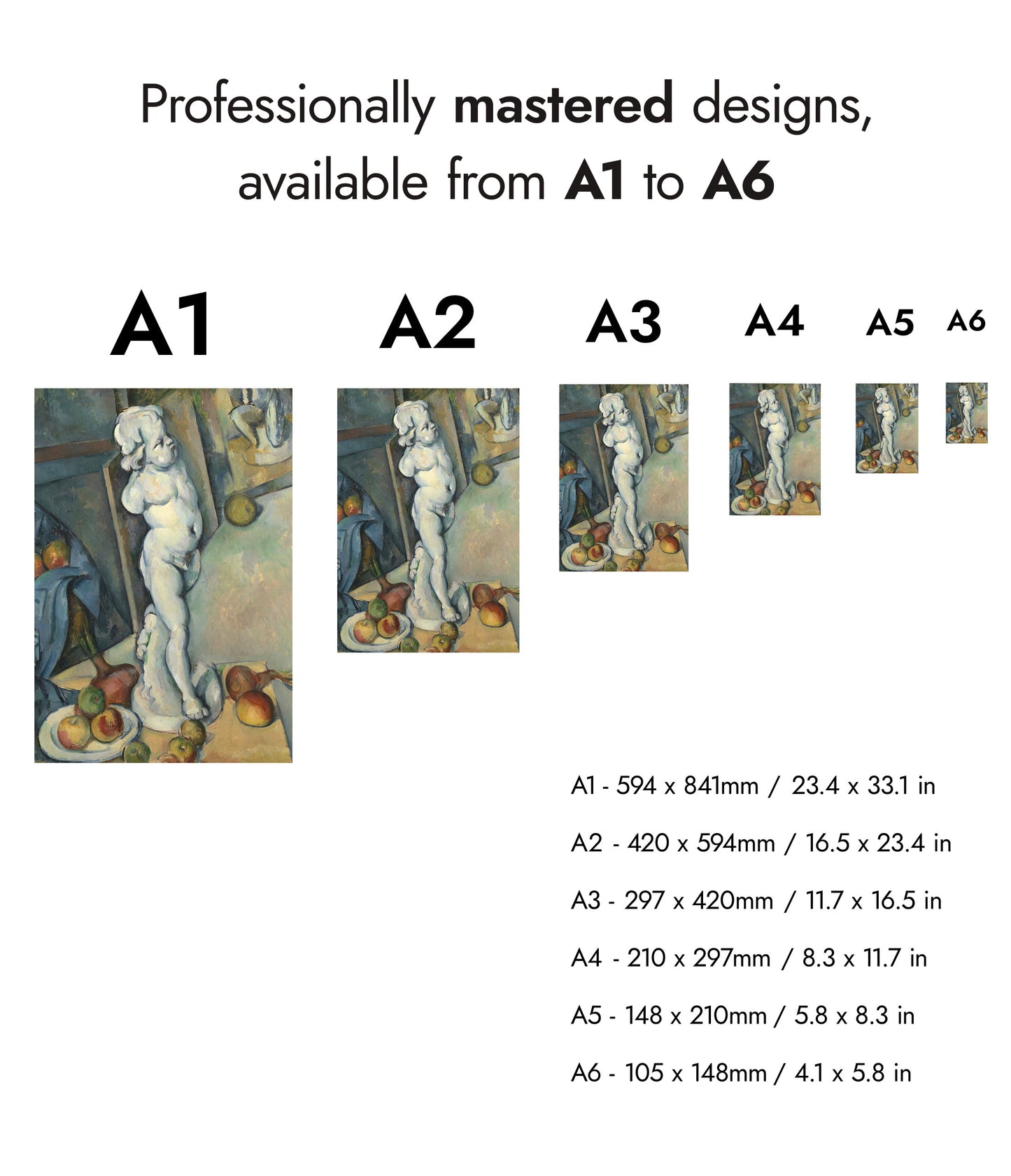 Stillleben med gipskusin