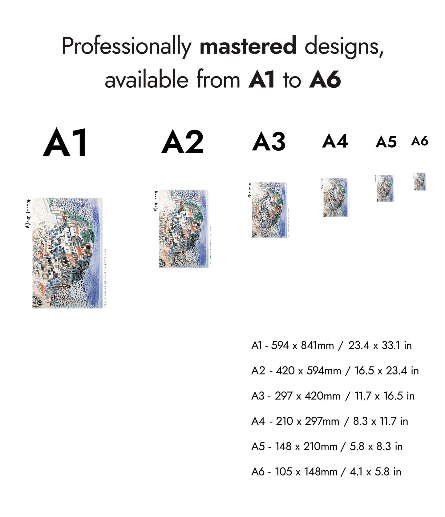 Le Village au Bord de la Mer