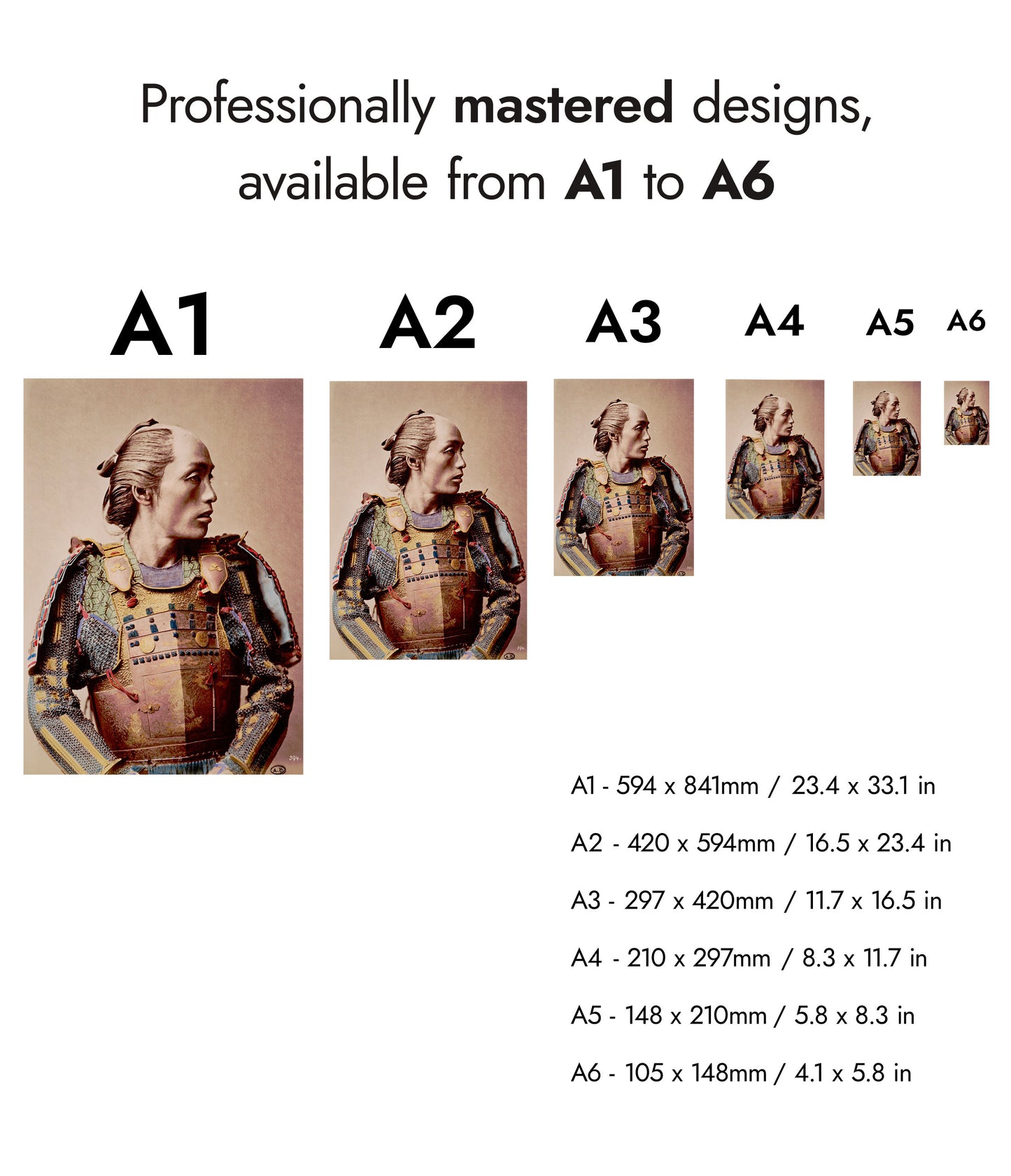 Samurai in Armour, 1870