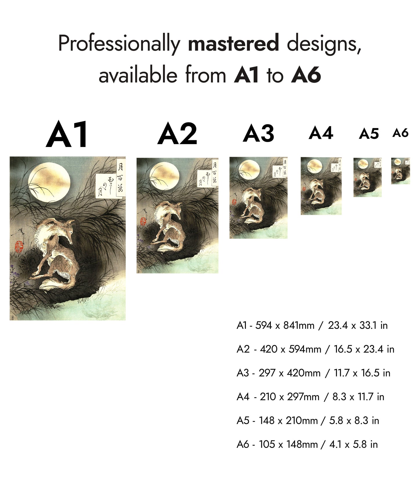 Månen över Musashi-ängen