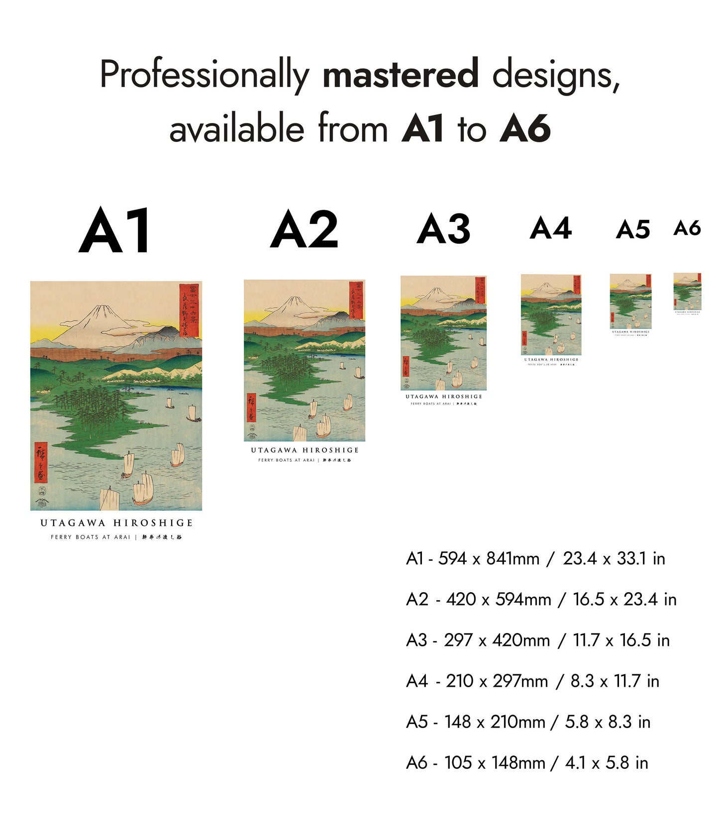 Bateaux de ferry à Arai