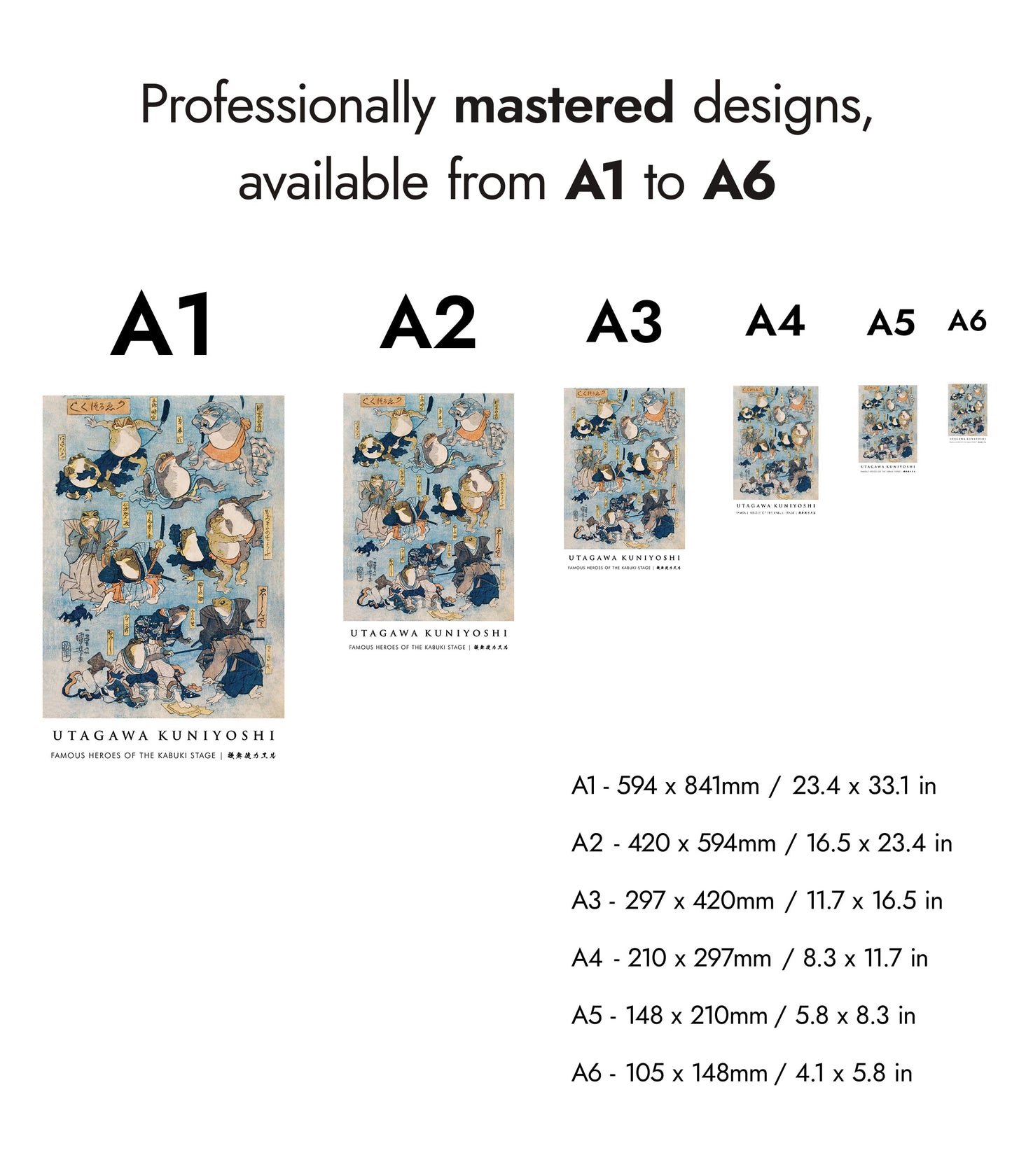 Famous Heroes of the Kabuki Stage