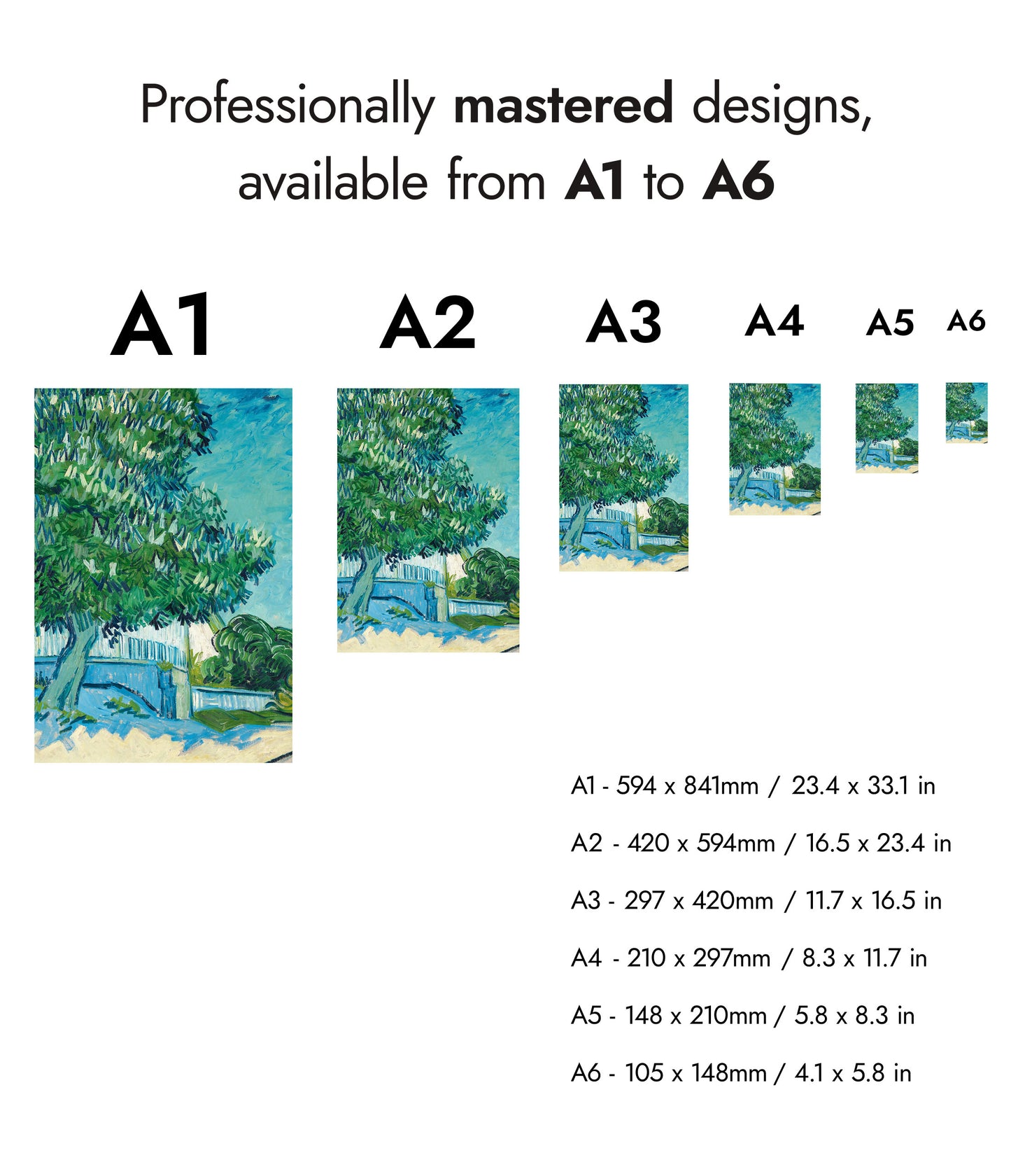 Blossoming Chestnut Trees