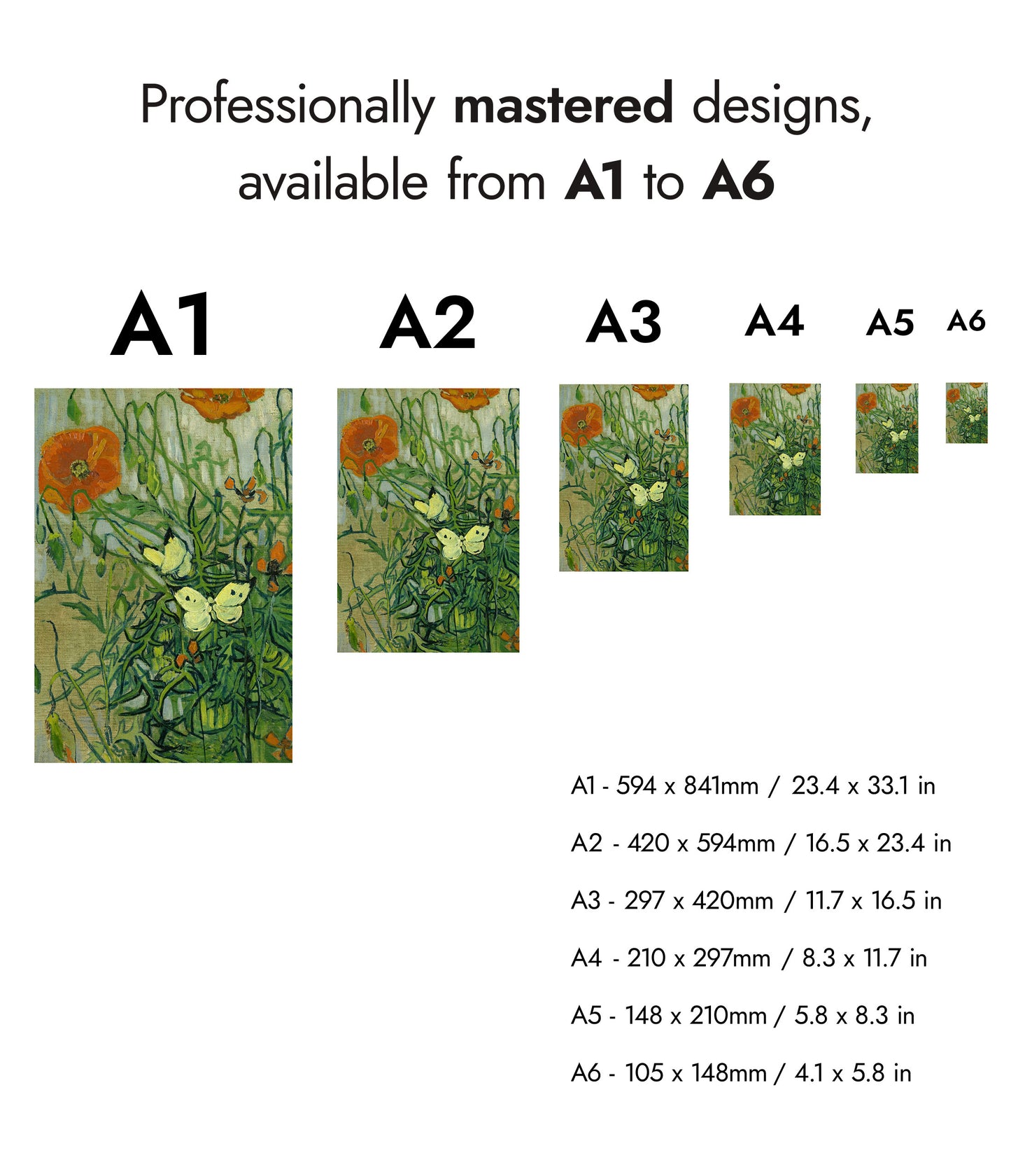 Vlinders en Klaprozen