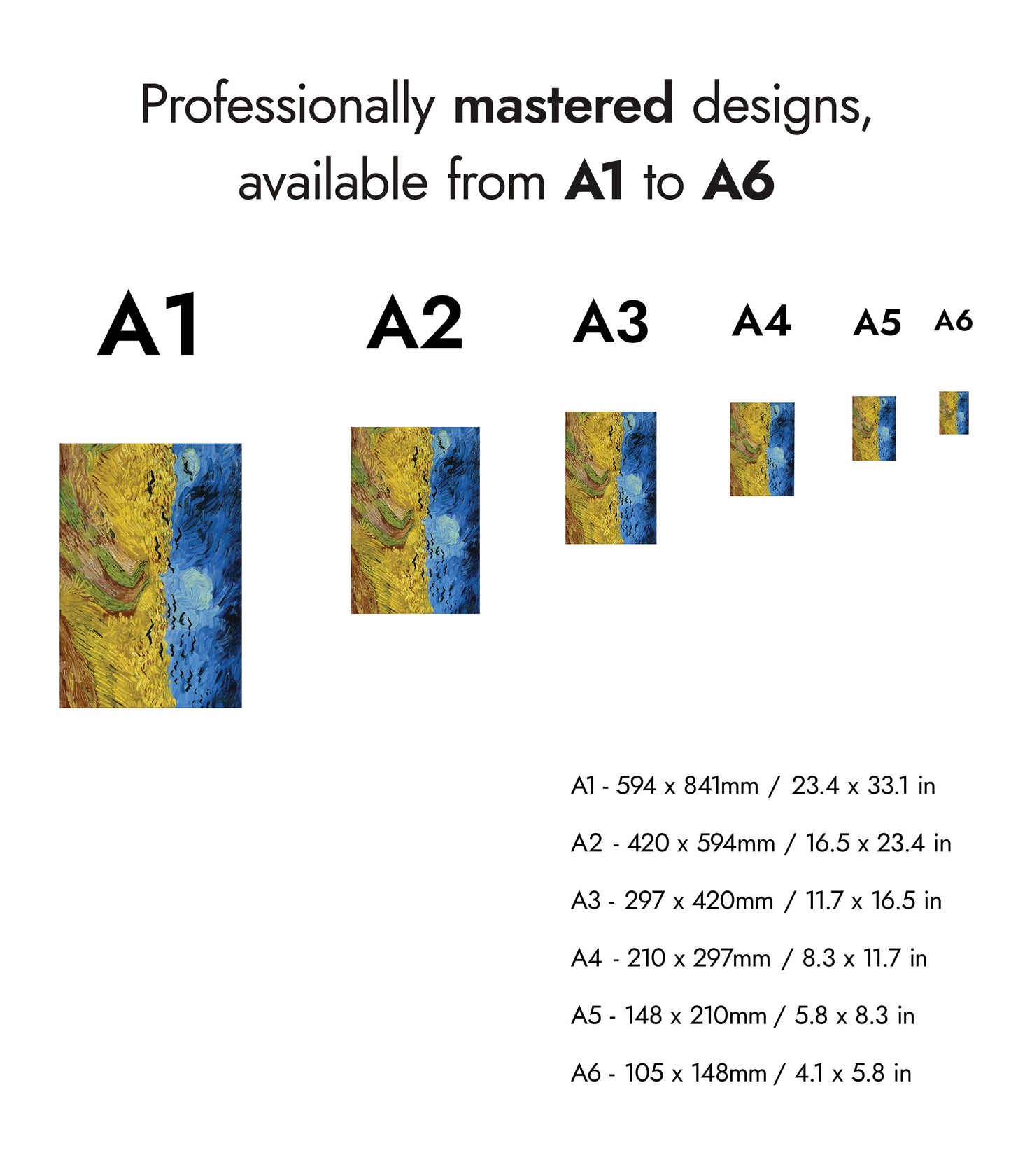 Wheatfield with Crows