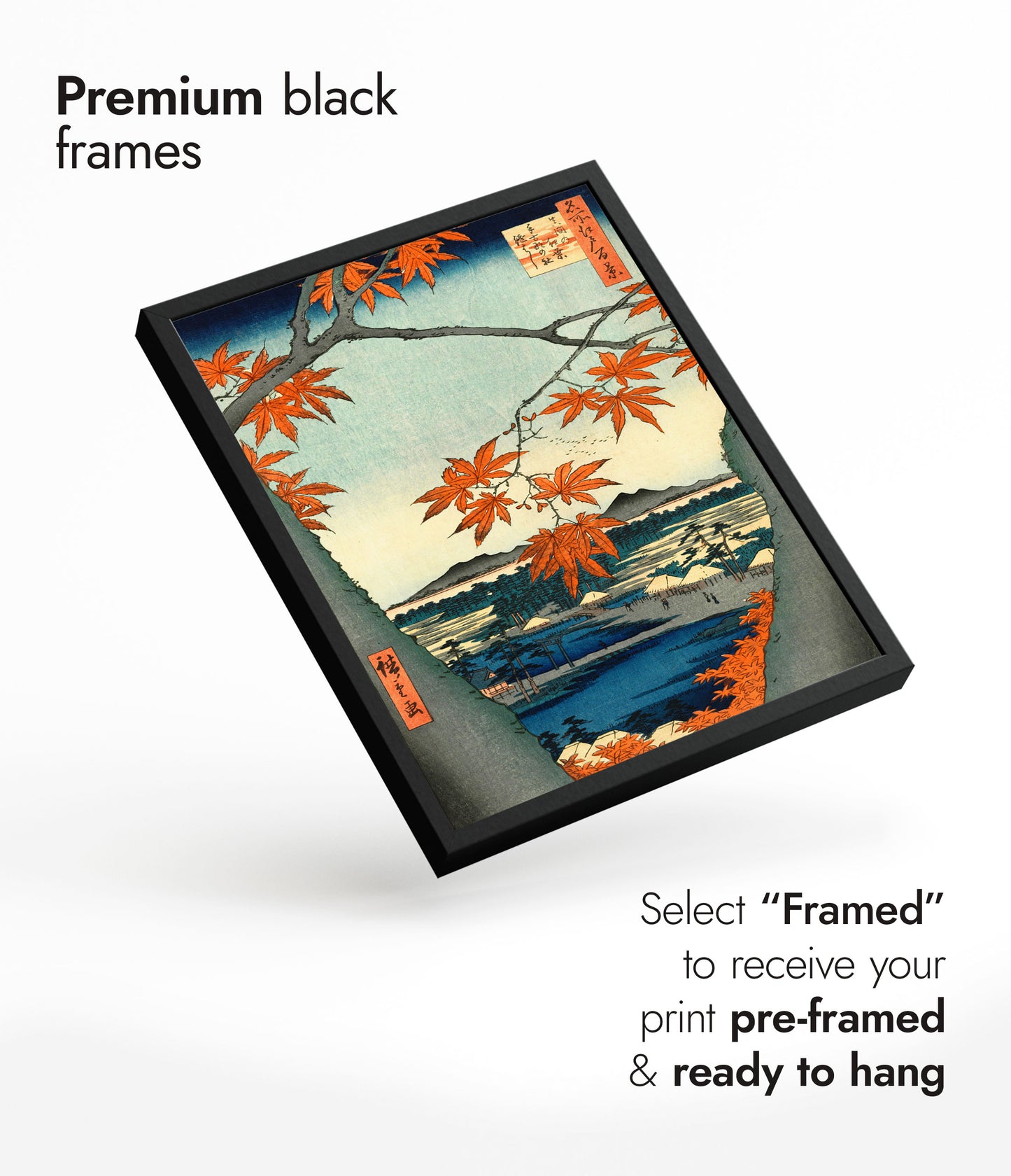 Blossoming Trees Woodblock - Set of 3