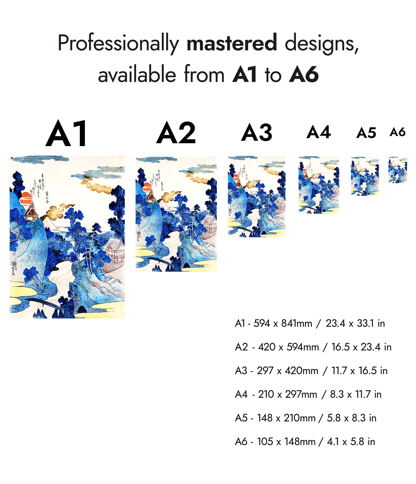 An Evening View Of Fuji