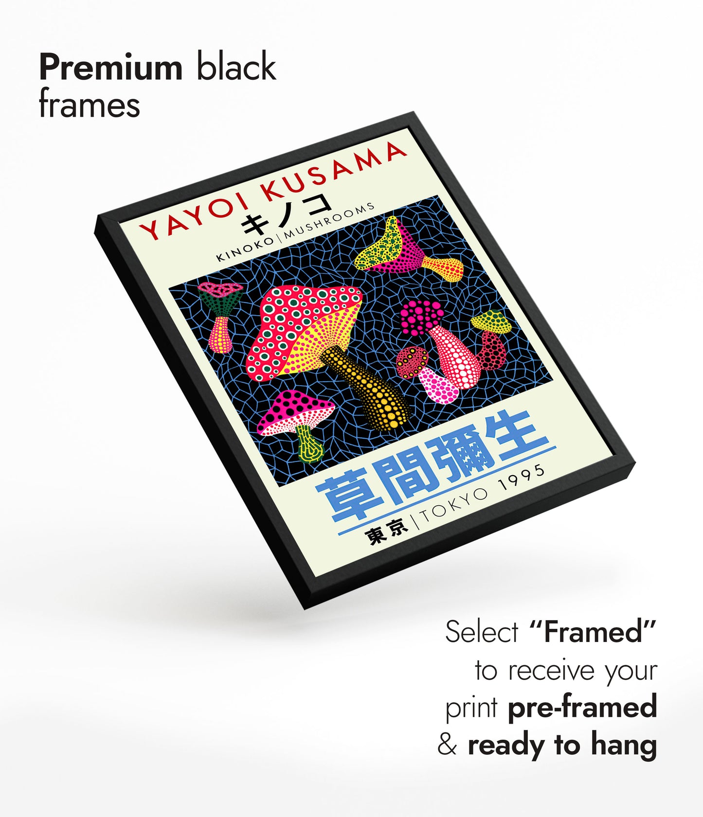 Yayoi Kusama Exhibition - Set of 3