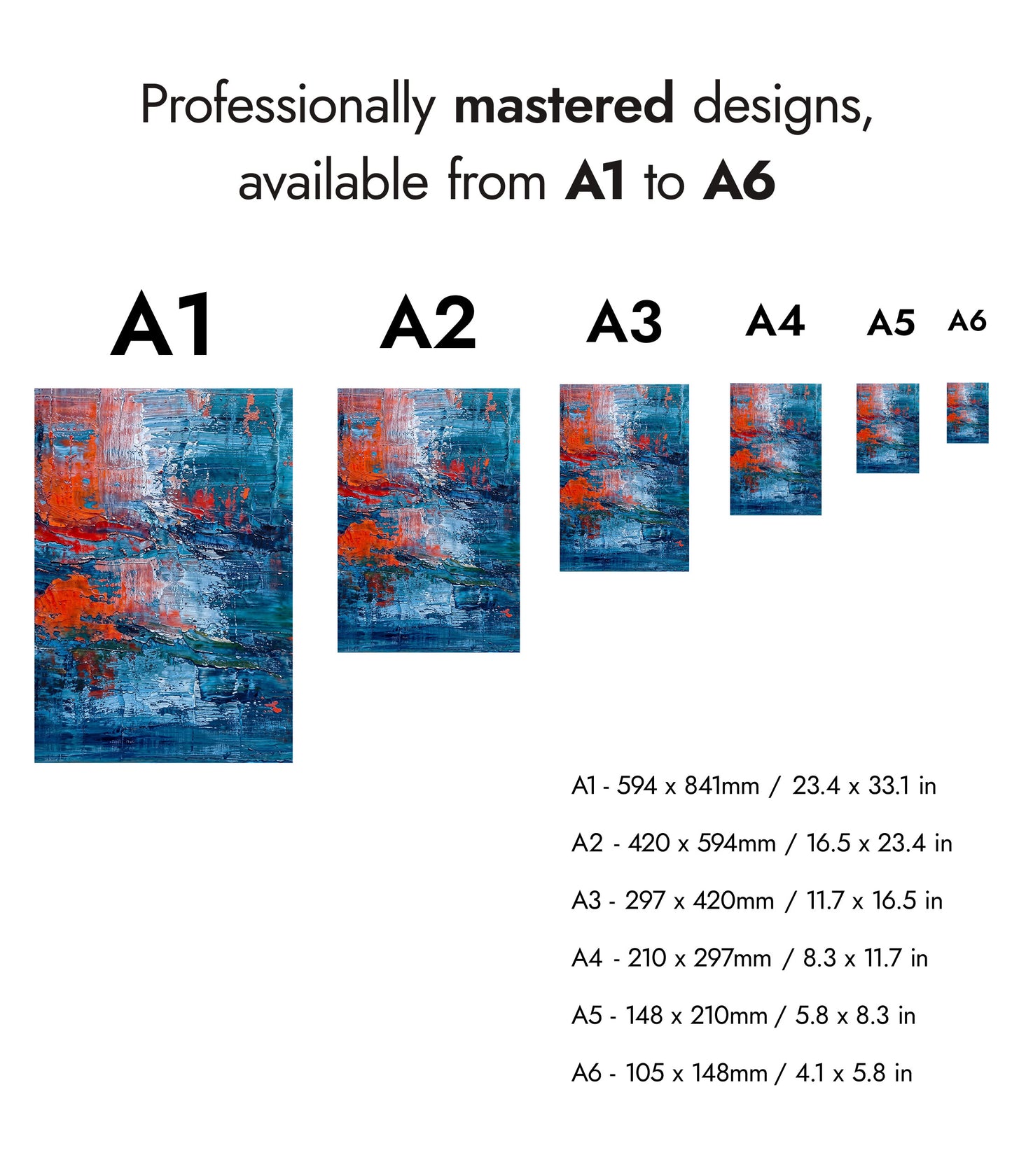 Warm & Cold Impasto, Portrait III