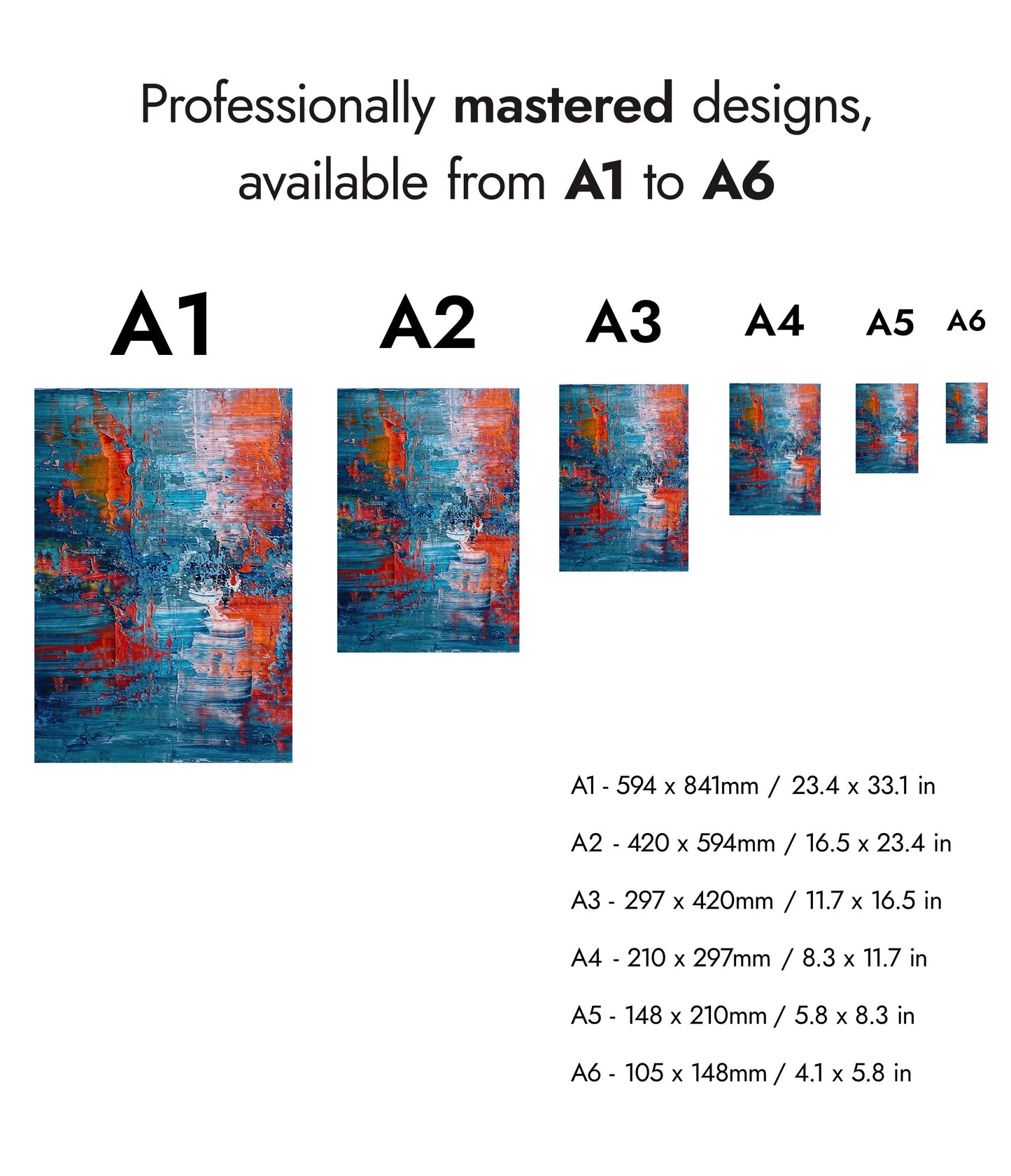 Warm & Cold Impasto, Portrait I