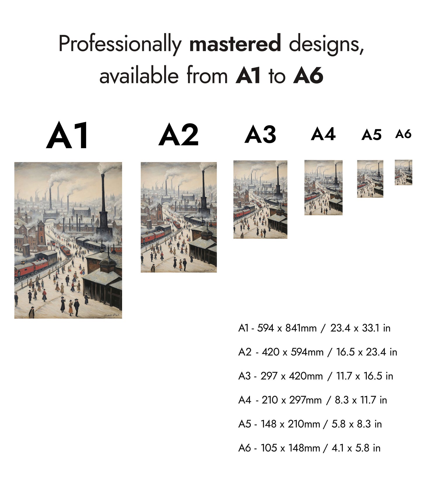 Kohlebetriebene Stadtsilhouette
