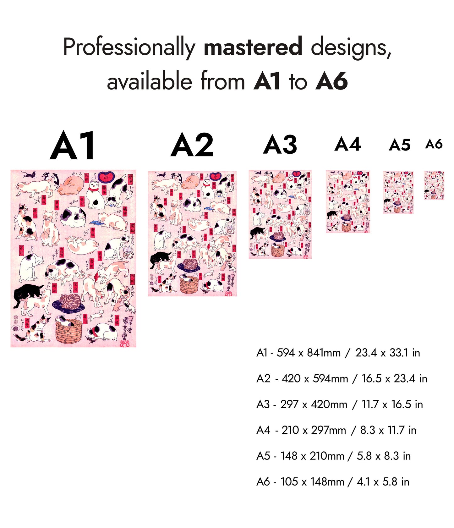 The Fifty Three Stations of the Tokaido Cats