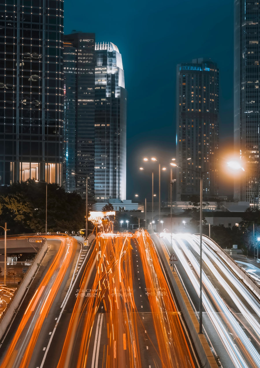 Admiralty Light Trail - Print Only frame