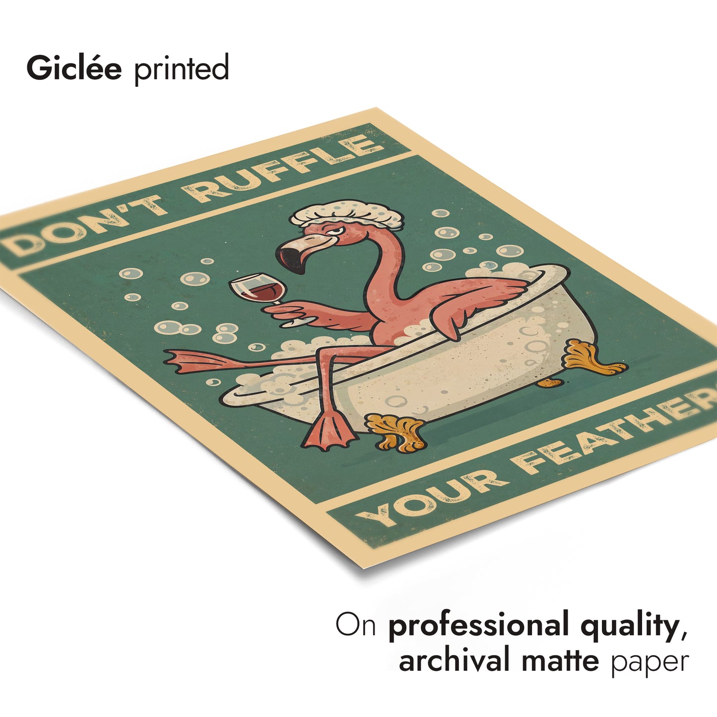 Maak je veren niet los