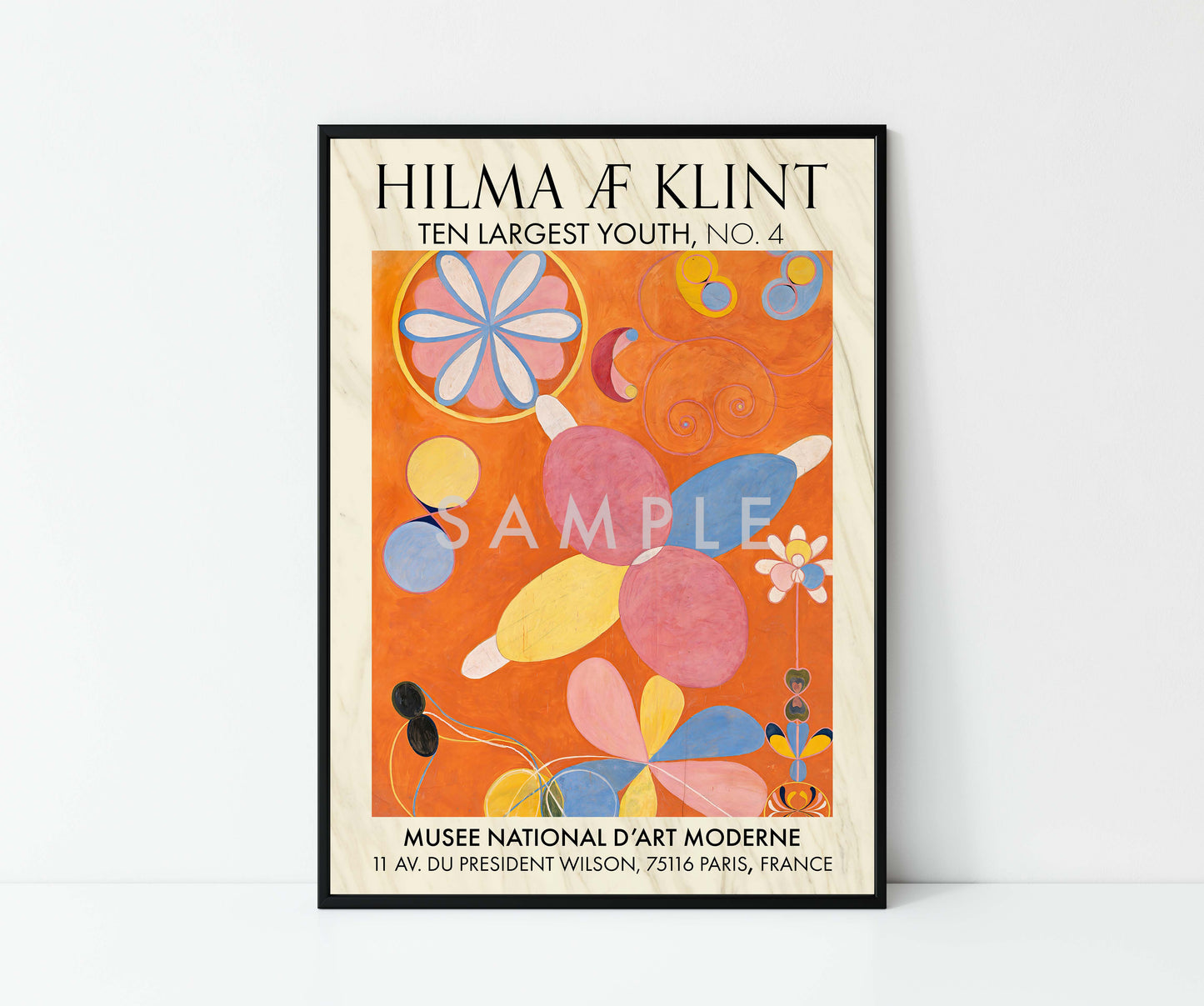 Hilma Klint Orange - Set of 3