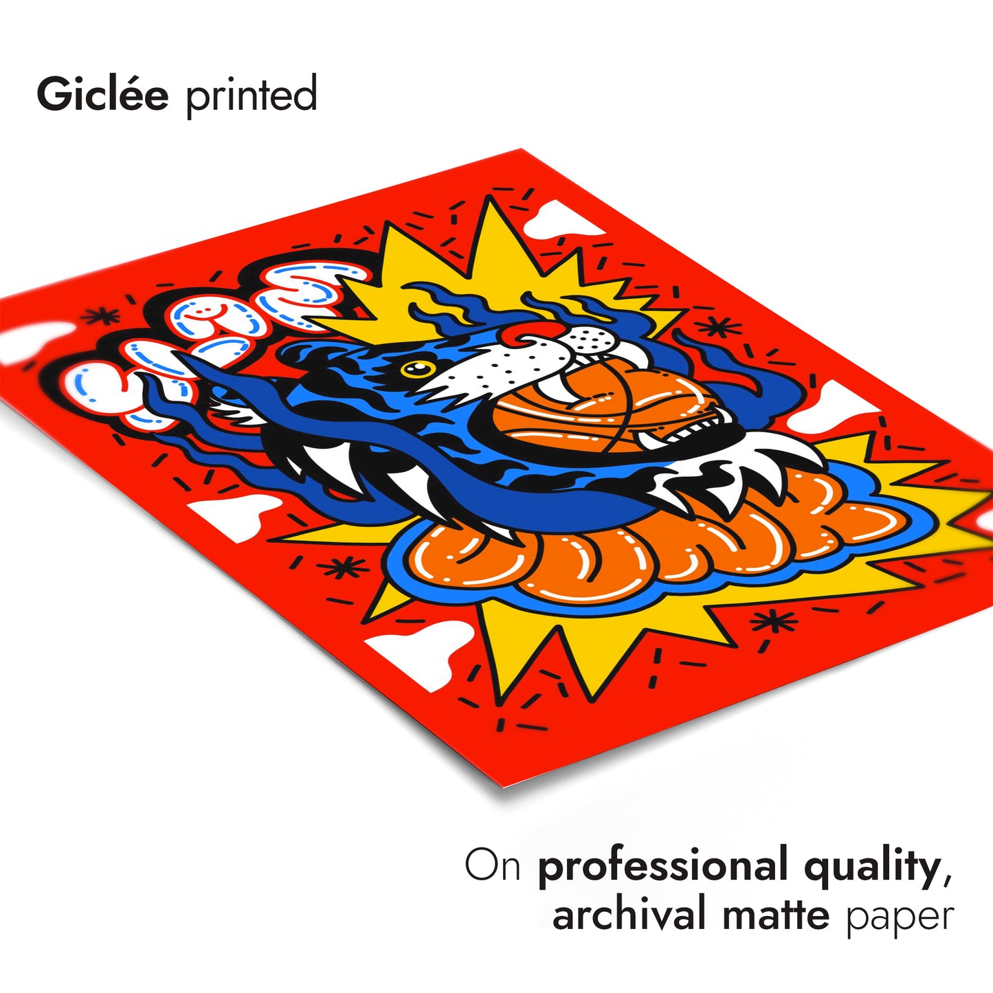 Tiger with Basketball