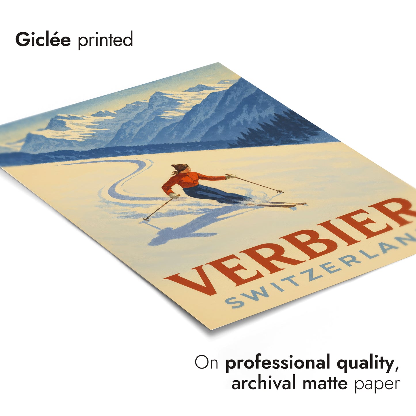 Grafisk Skidort Trio